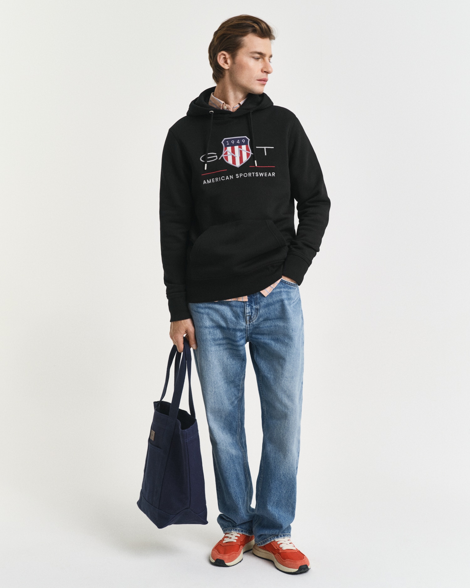 Gant Hoodie »REG ARCHIVE SHIELD HOODIE«, mit modischer Logostickerei auf der Brust
