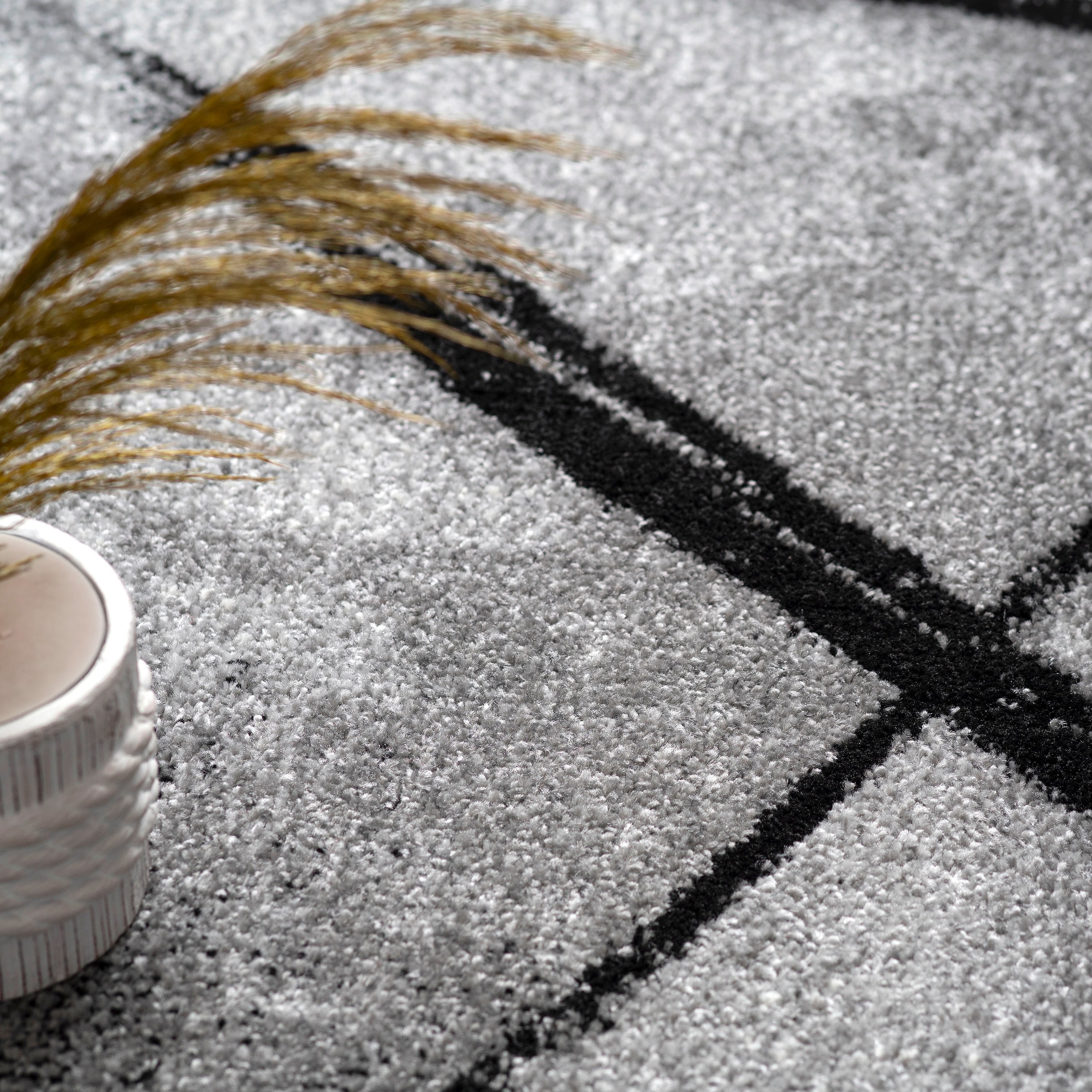 Paco Home Teppich »Mondial 113« rechteckig 13 mm Höhe Kurzflor, modernes abstraktes Design