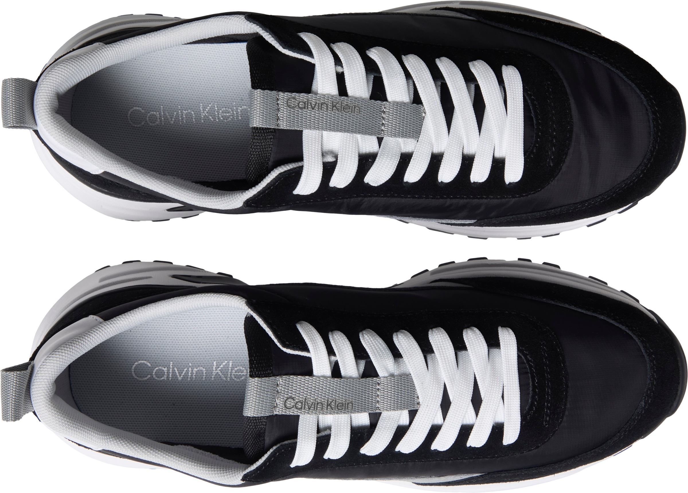 Calvin Klein Jeans Sneaker »HIKE RUNNER CASUAL NY-SU«  Halbschuh, Freizeitschuh, Schnürschuh mit Anziehlasche