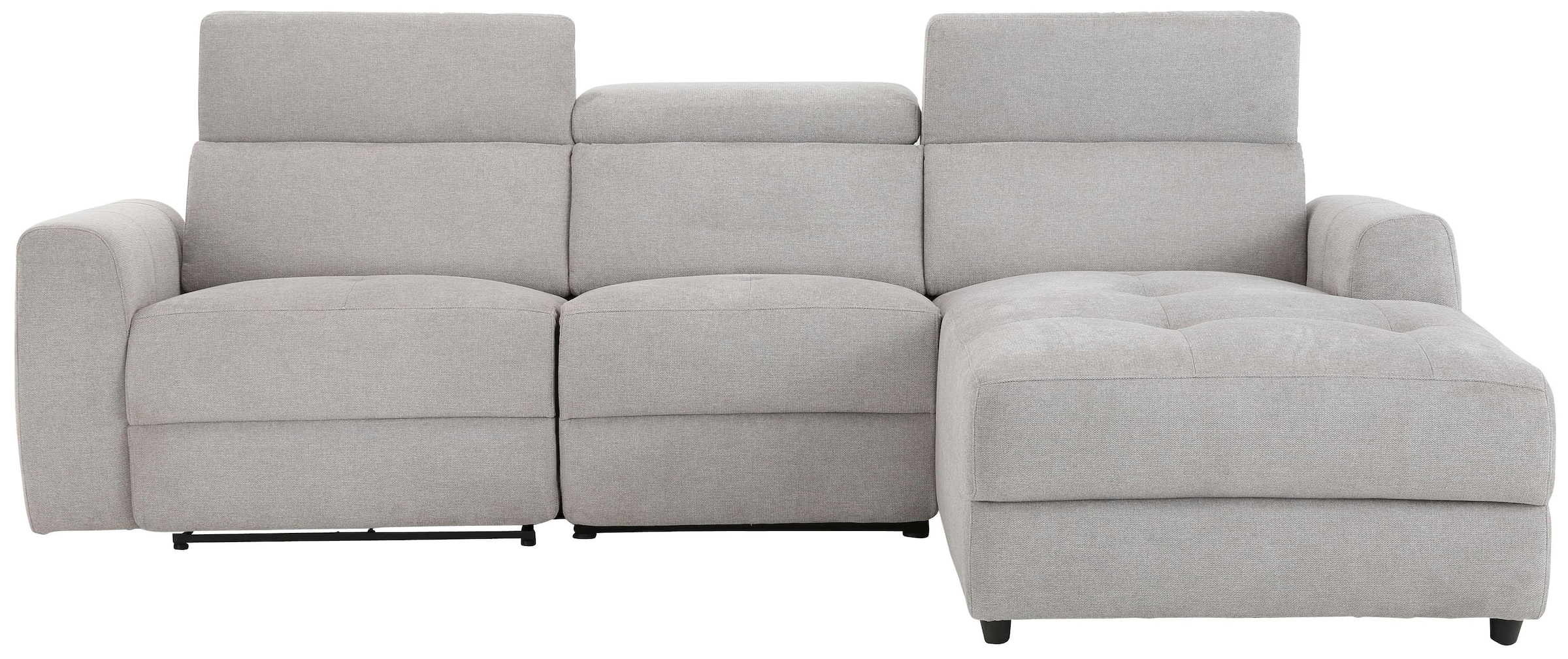 Home affaire Ecksofa »Sentrano, L-Form,«, 275 cm, man. o. elektr. Relaxfunktion und USB/Kopfverstellung