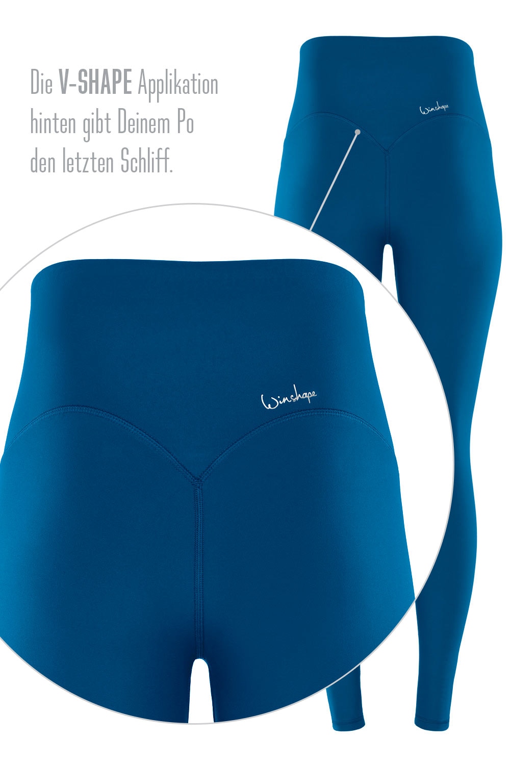 Leggings »Functional HWL117C«, Core-Bund bei Winshape Applikation ♕ mit Comfort V-Shape und