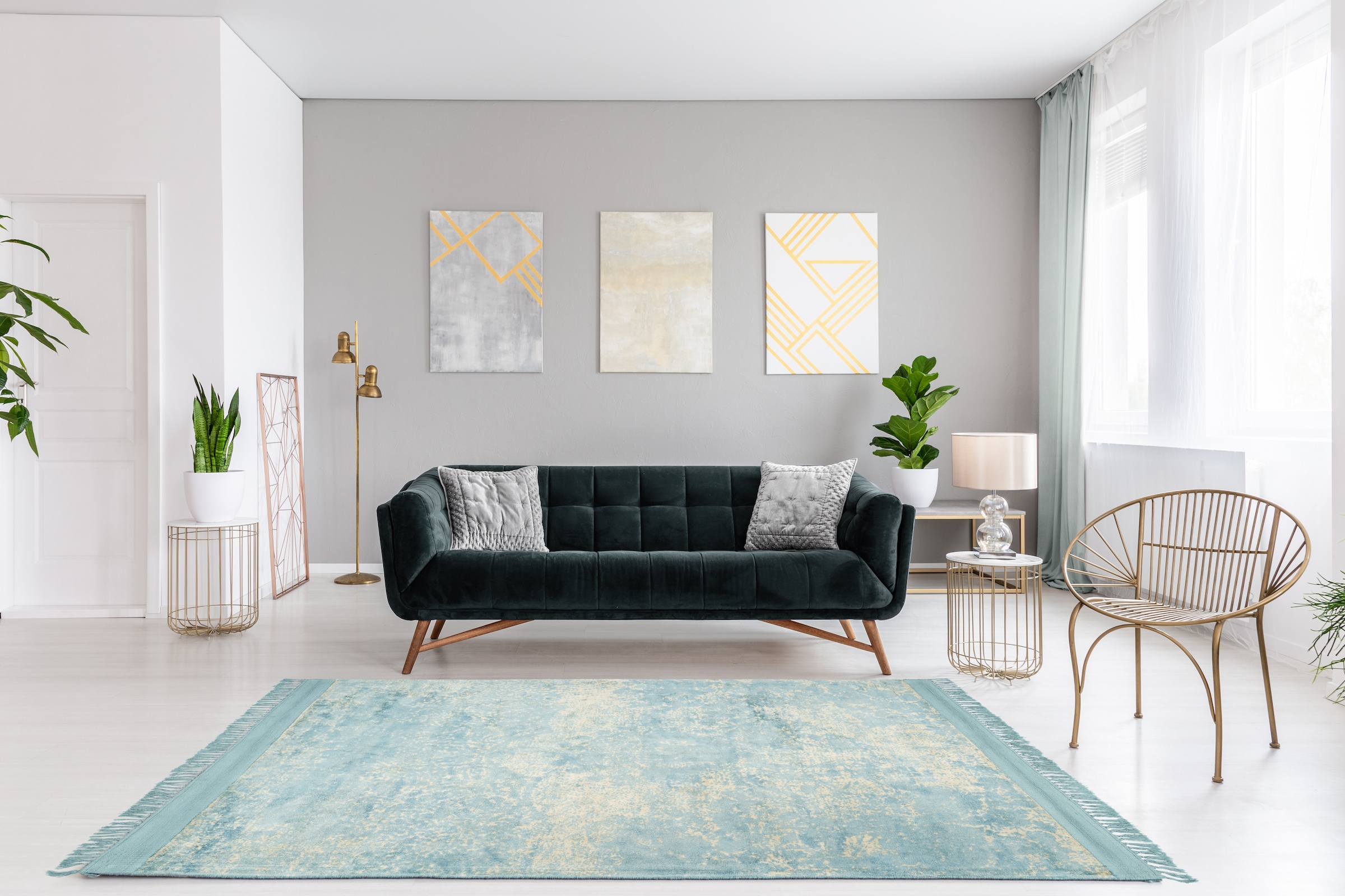 Padiro Teppich »Dolce Vita 125« rechteckig 10 mm Höhe Trendige Verwaschung, Orient-Design