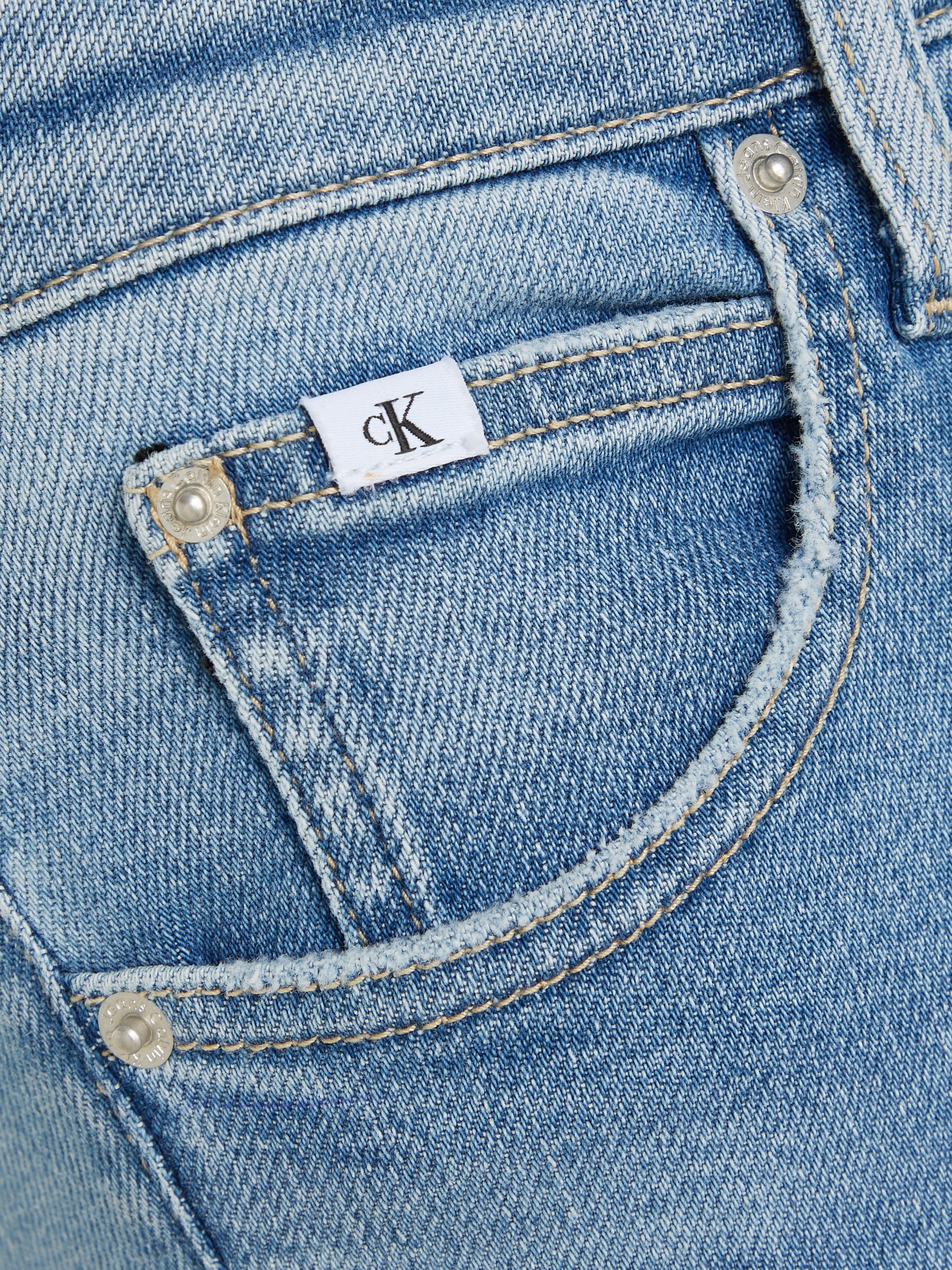 Calvin Klein Jeans Skinny-fit-Jeans »HIGH RISE SUPER SKINNY ANKLE«, 5-Pocket-Form