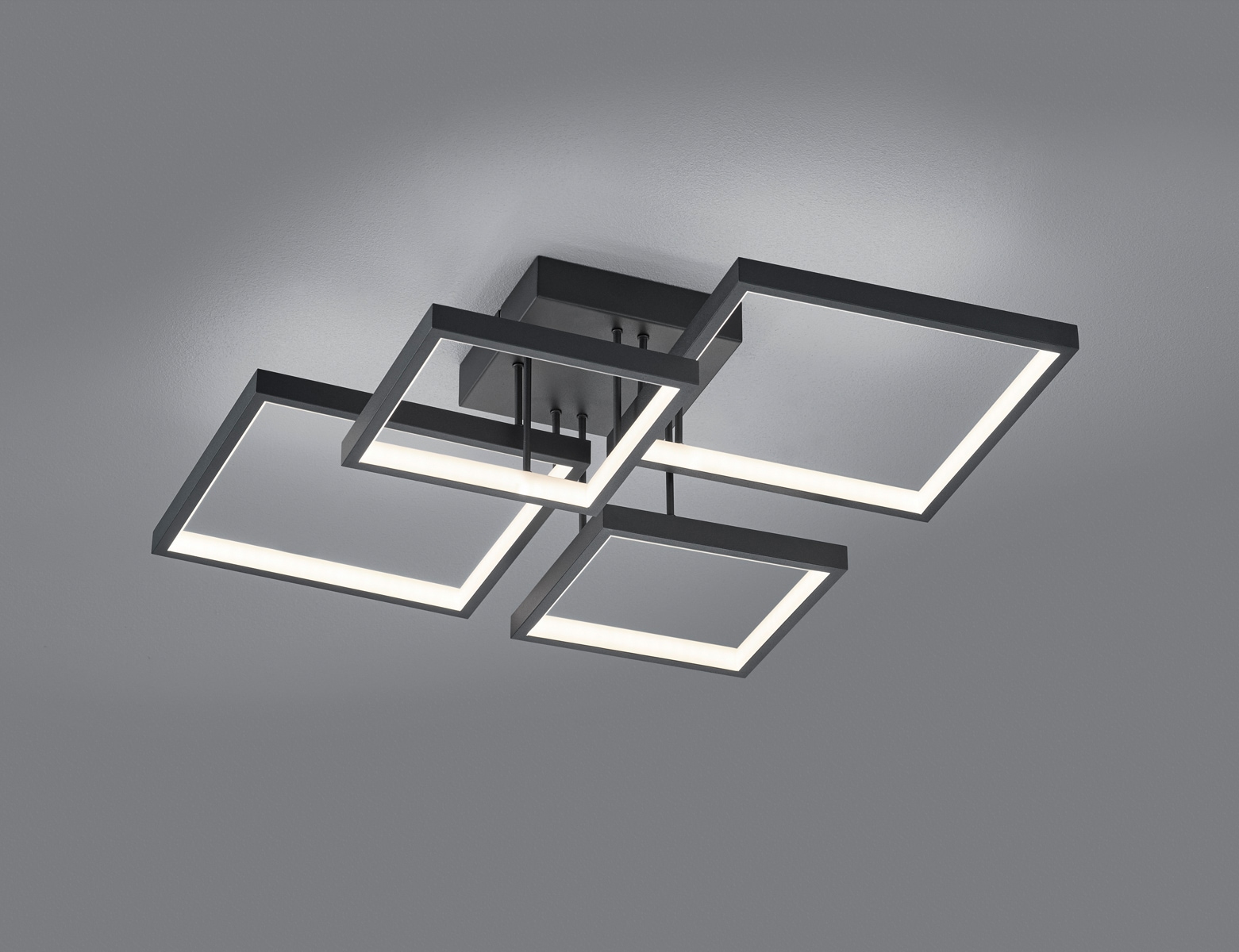 TRIO Leuchten LED Deckenleuchte »Sorrento«, 1 flammig, Leuchtmittel LED-Board | LED fest integriert, LED Deckenlampe mit Switch Dimmer, 2400 Lumen