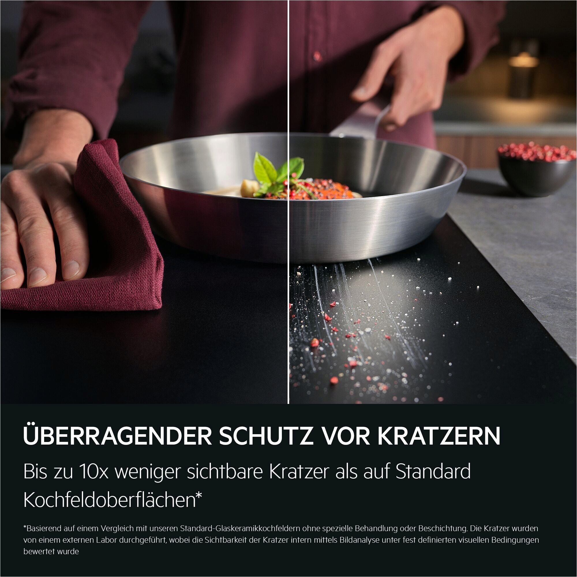 AEG Backofen-Set »TU5AB20WSB 949496391« mit 1-fach-Teleskopauszug Aqua Clean Bis zu 10x weniger sichtbare Kratzer – Made in Germany