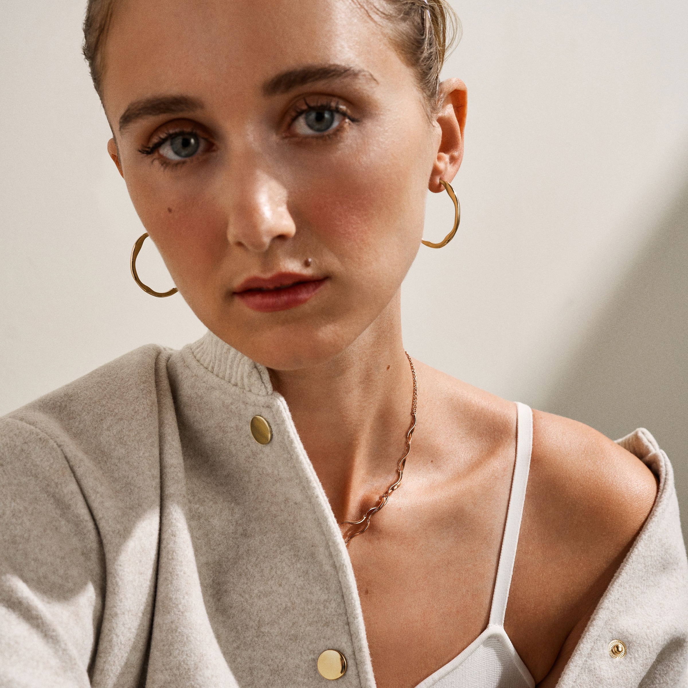 Skagen Paar Creolen »Schmuck Geschenk Edelstahl MODERNE STAK«