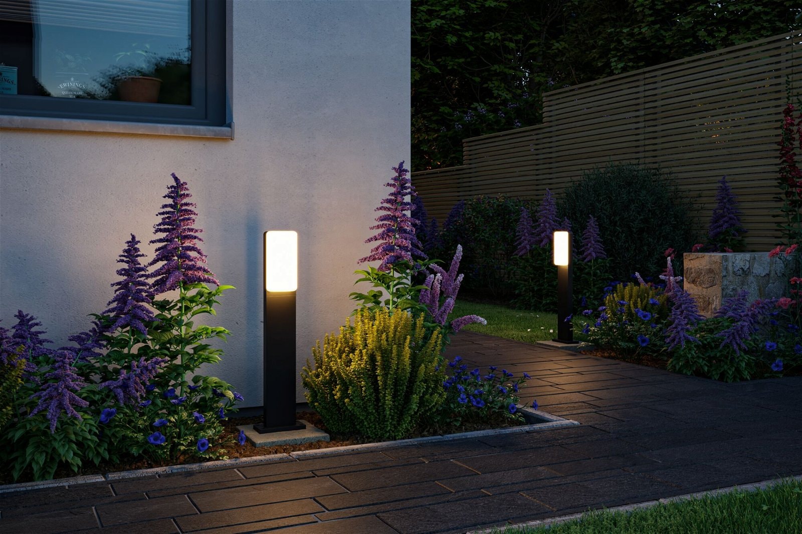 Paulmann LED Pollerleuchte »Bonnie IP44 600mm 3000K 8,5W 560lm 230VAnthrazit Aluminium«, 1 flammig