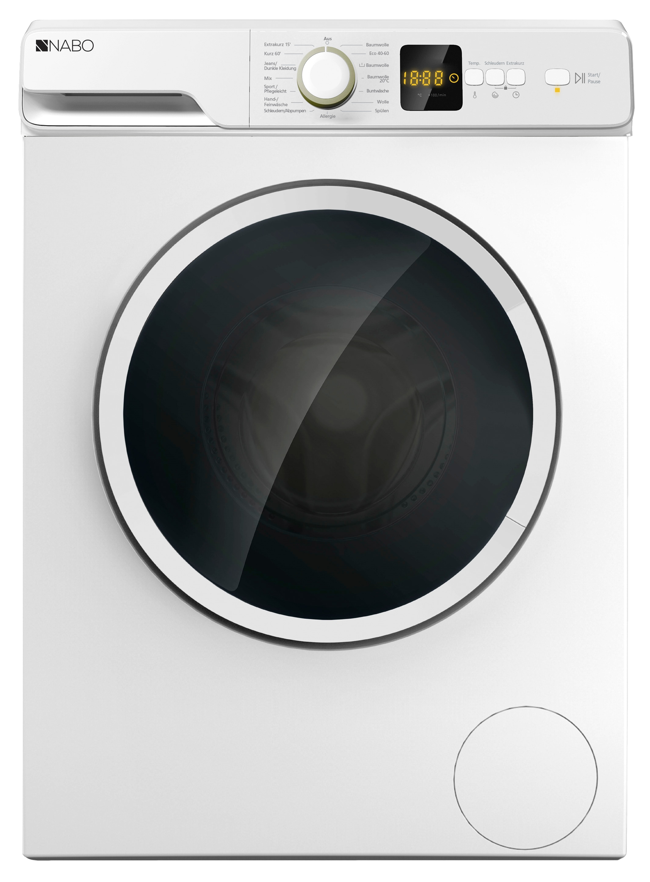 NABO Waschmaschine »WM 1420«, WM 1420, 1400 U/min mit 3 Jahren XXL Garantie