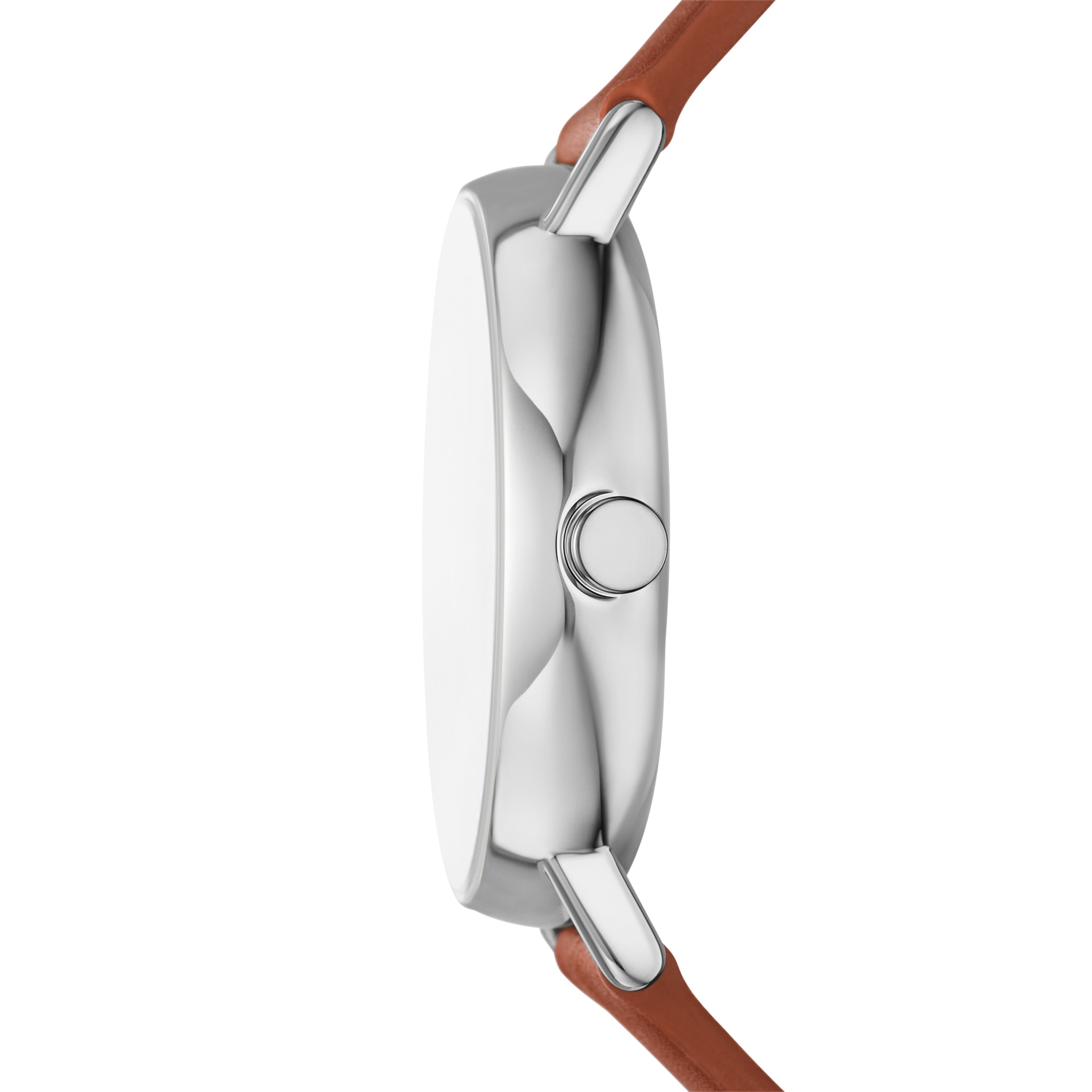 Skagen Quarzuhr »SIGNATUR«, Armbanduhr, Herrenuhr, Lederarmband, analog, Tag, Wochentag