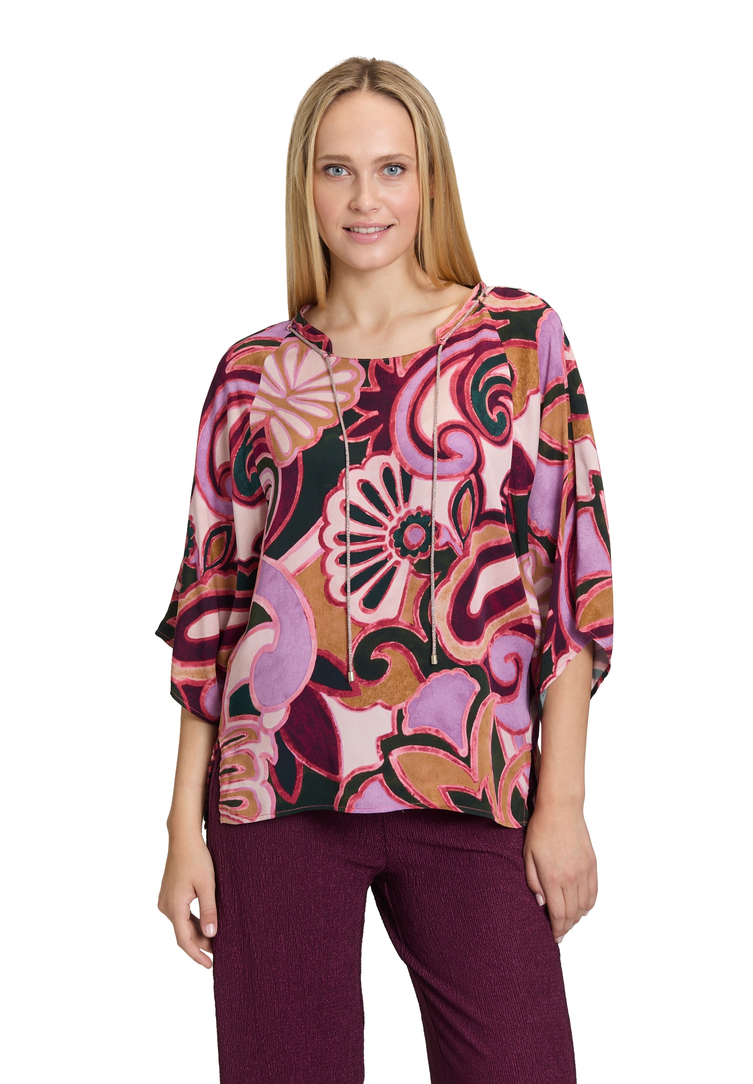 Cartoon Klassische Bluse »Casual-Bluse mit Muster«