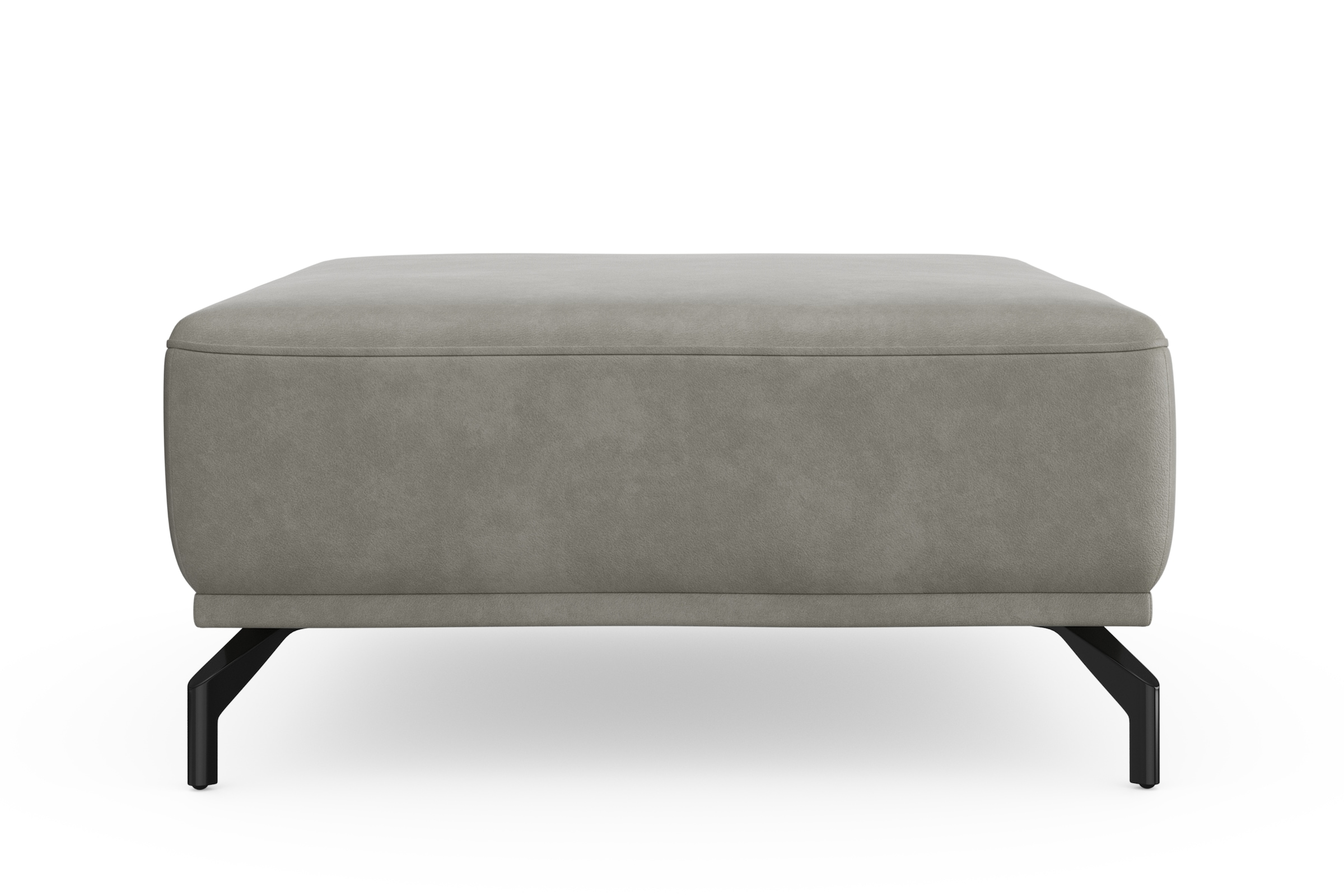 sit&more Hocker »Bailando«, mit Federkern und schwarzen, matten Metallfüßen
