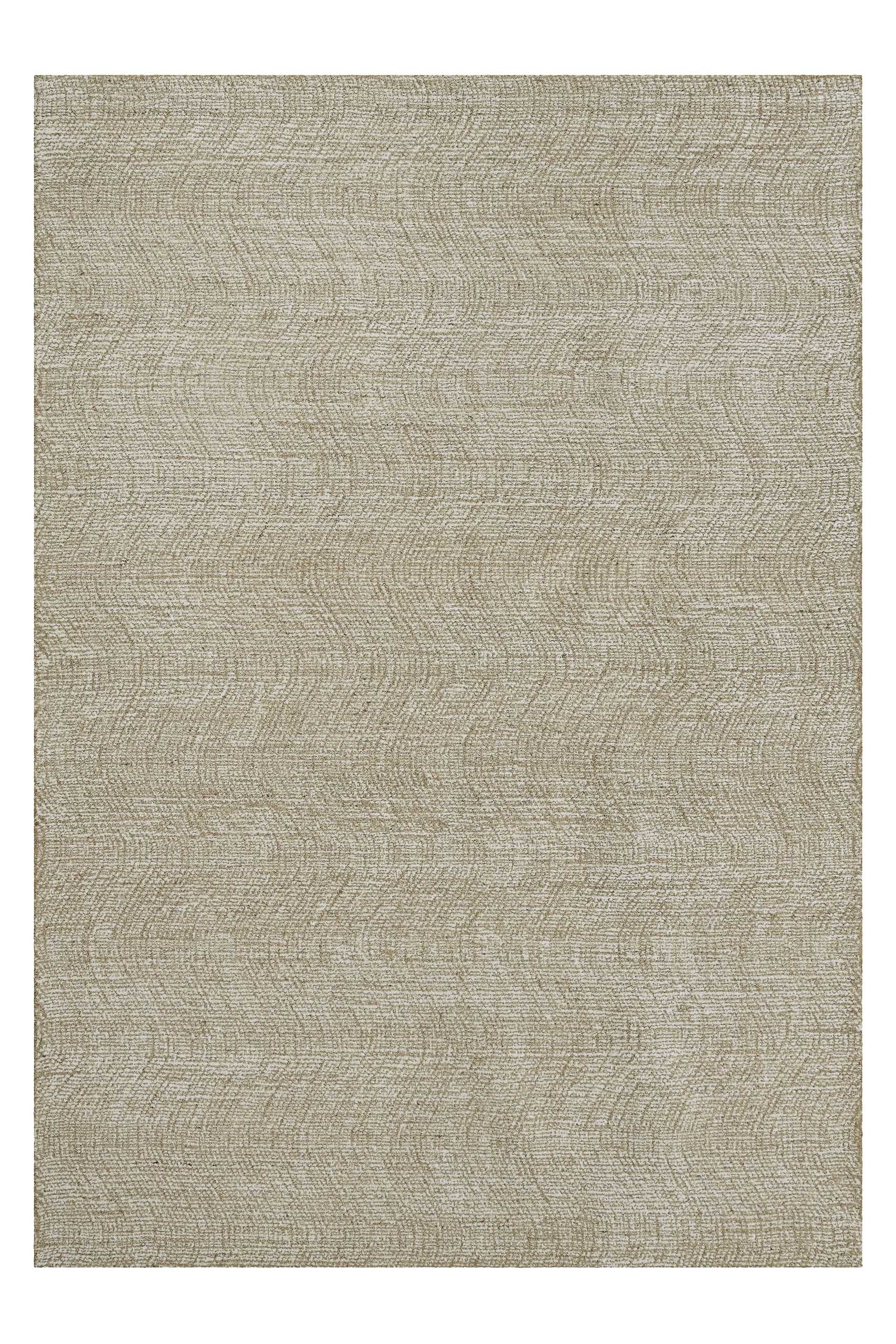 Wecon home Wollteppich »Hamptons THIRTEEN«, rechteckig, 10 mm Höhe, Läufer, Schurwolle, Kurzflor, Wohnzimmer, Schlafzimmer, elegant, Welle