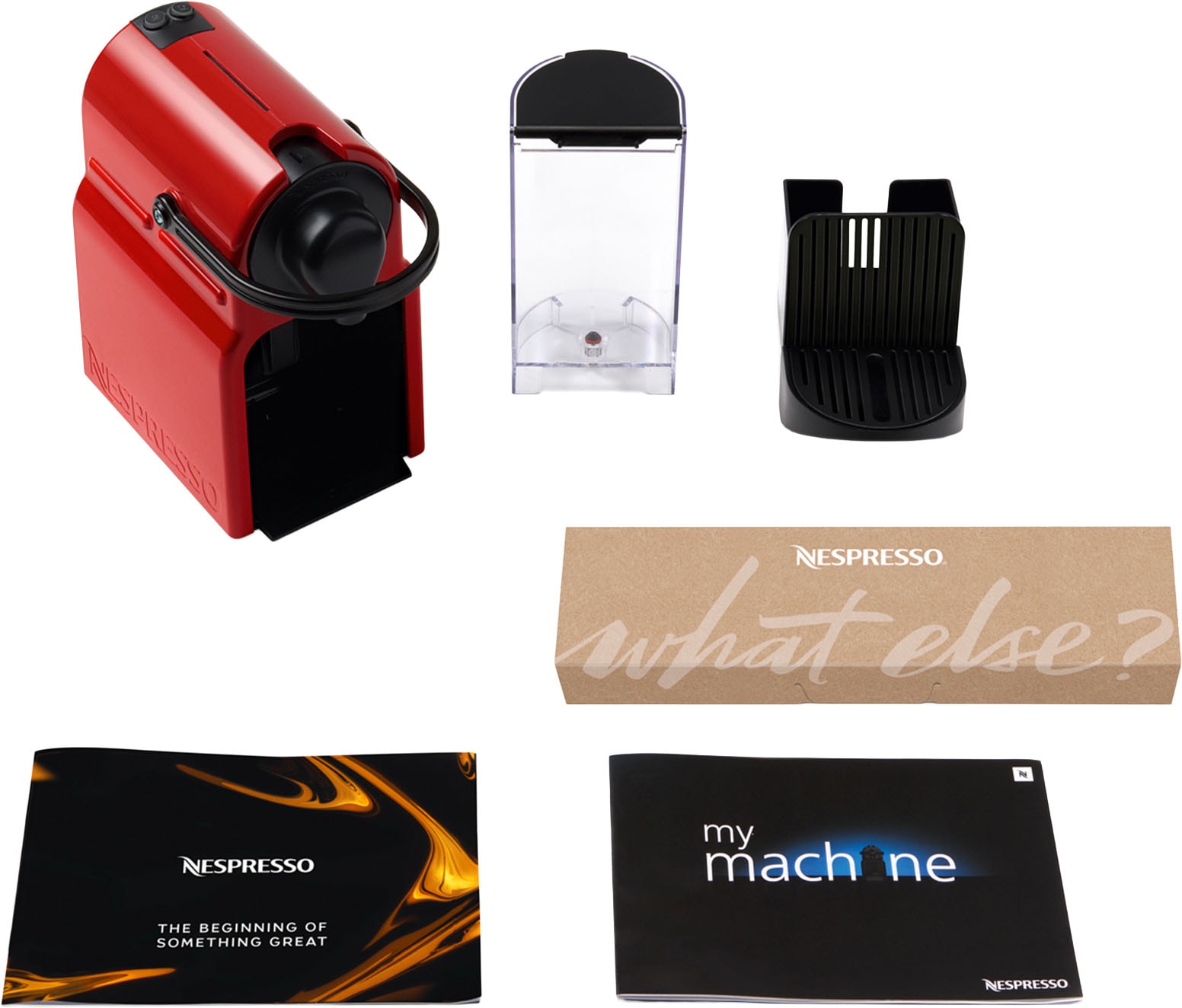 Nespresso Kapselmaschine »XN1001 Inissia von Krups« Wassertankkapazität: 0,7 Liter, inkl. Willkommenspaket mit 7 Kapseln