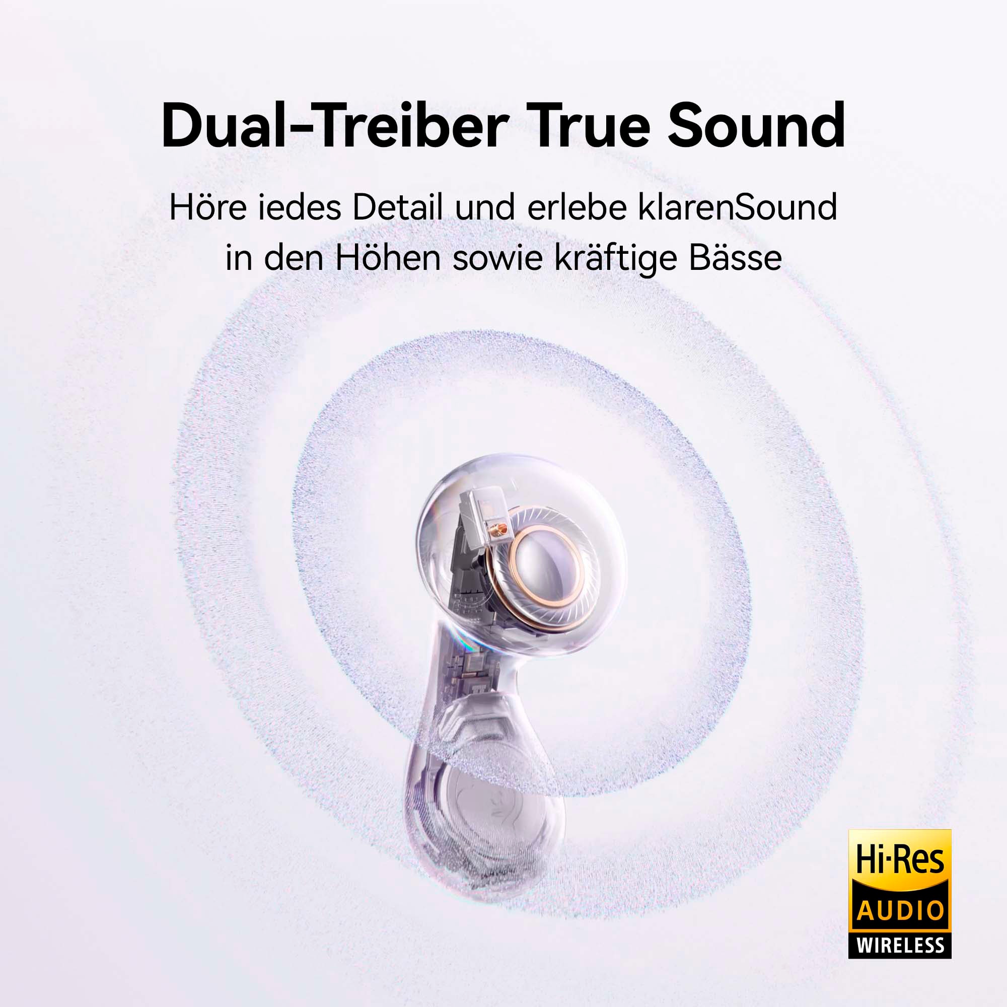 Huawei wireless In-Ear-Kopfhörer »FreeBuds 6«, A2DP Bluetooth, Active Noise Cancelling (ANC)-Freisprechfunktion, Dual-Lautsprecher, Active Noise Canceling