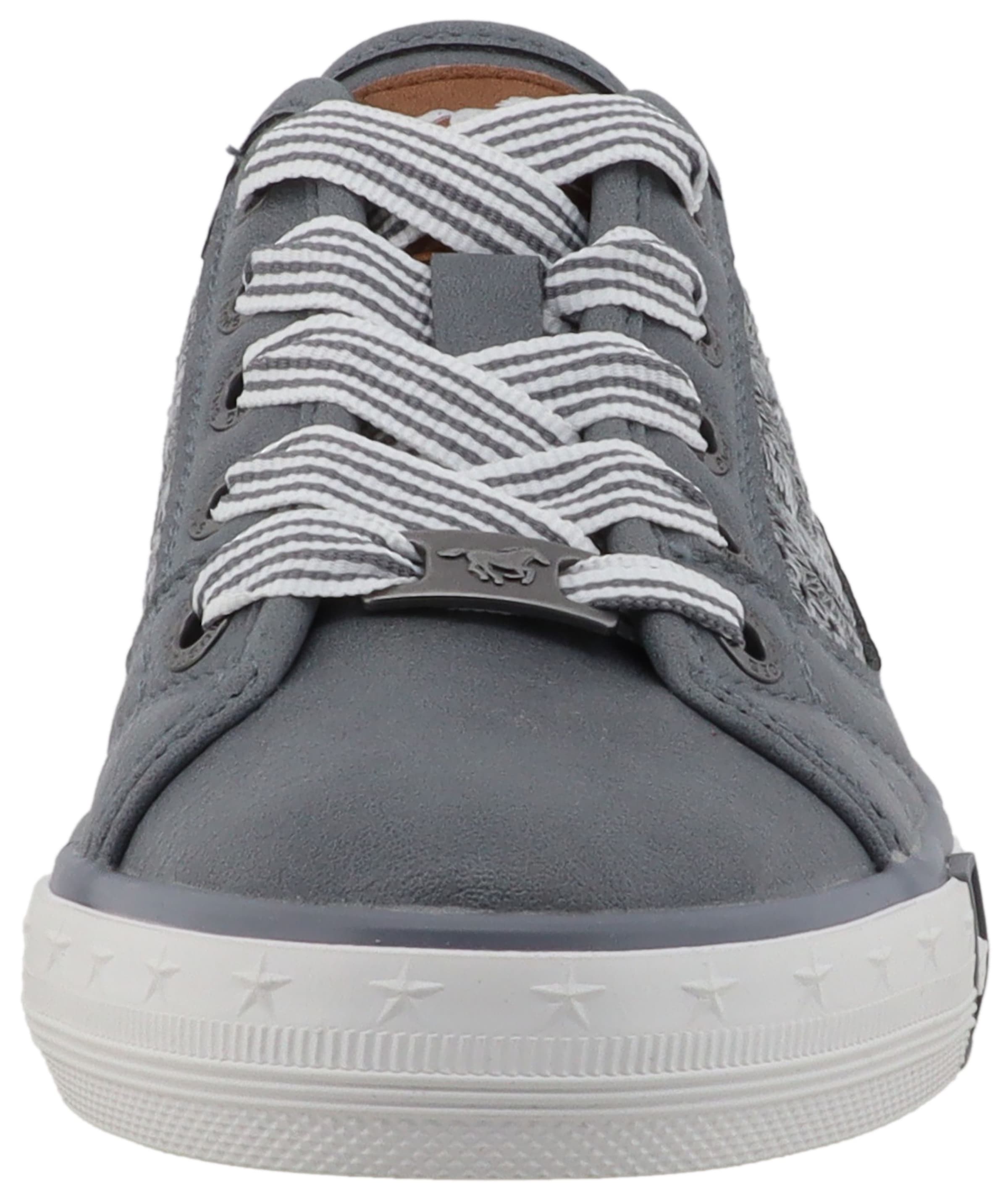 Mustang Shoes Sneaker »Gaspare«  Freizeitschuh, Schnürschuh, Halbschuh mit Blüten-Stickerei