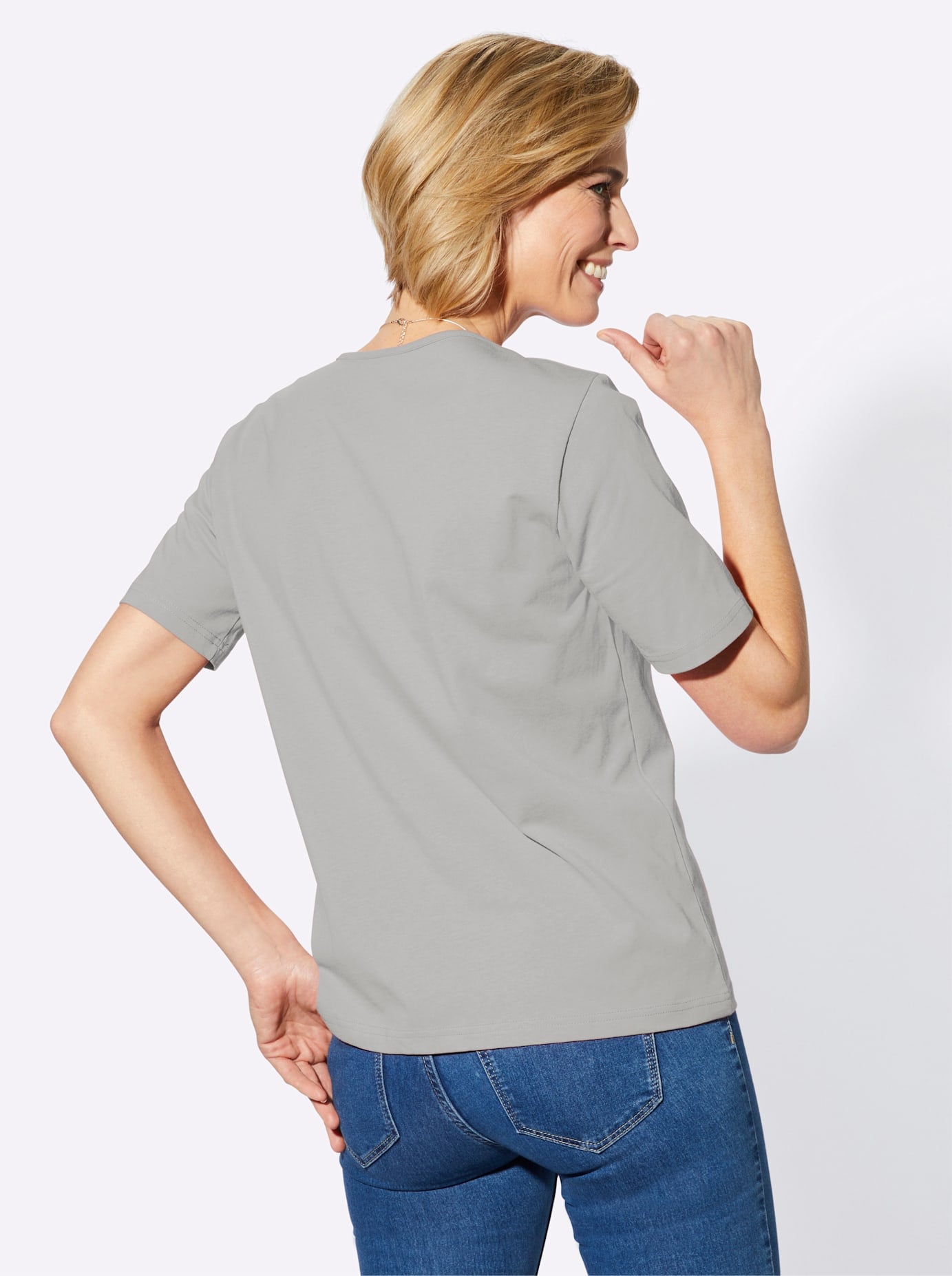 Casual Looks Rundhalsshirt »Shirt«, (1 tlg.)