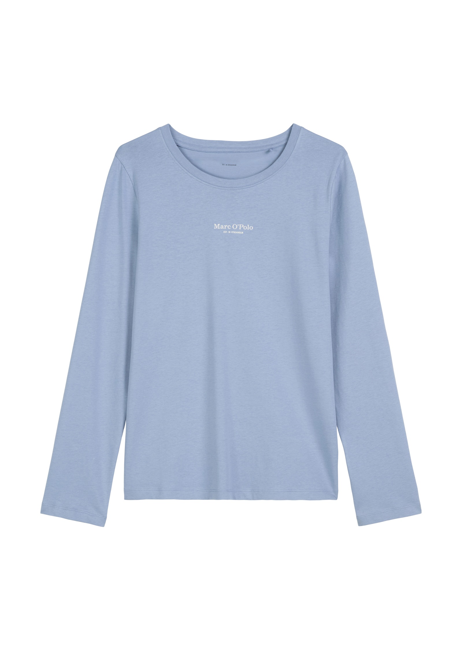 Marc O'Polo Langarmshirt, Rundhalsausschnitt, langärmelig, leicht