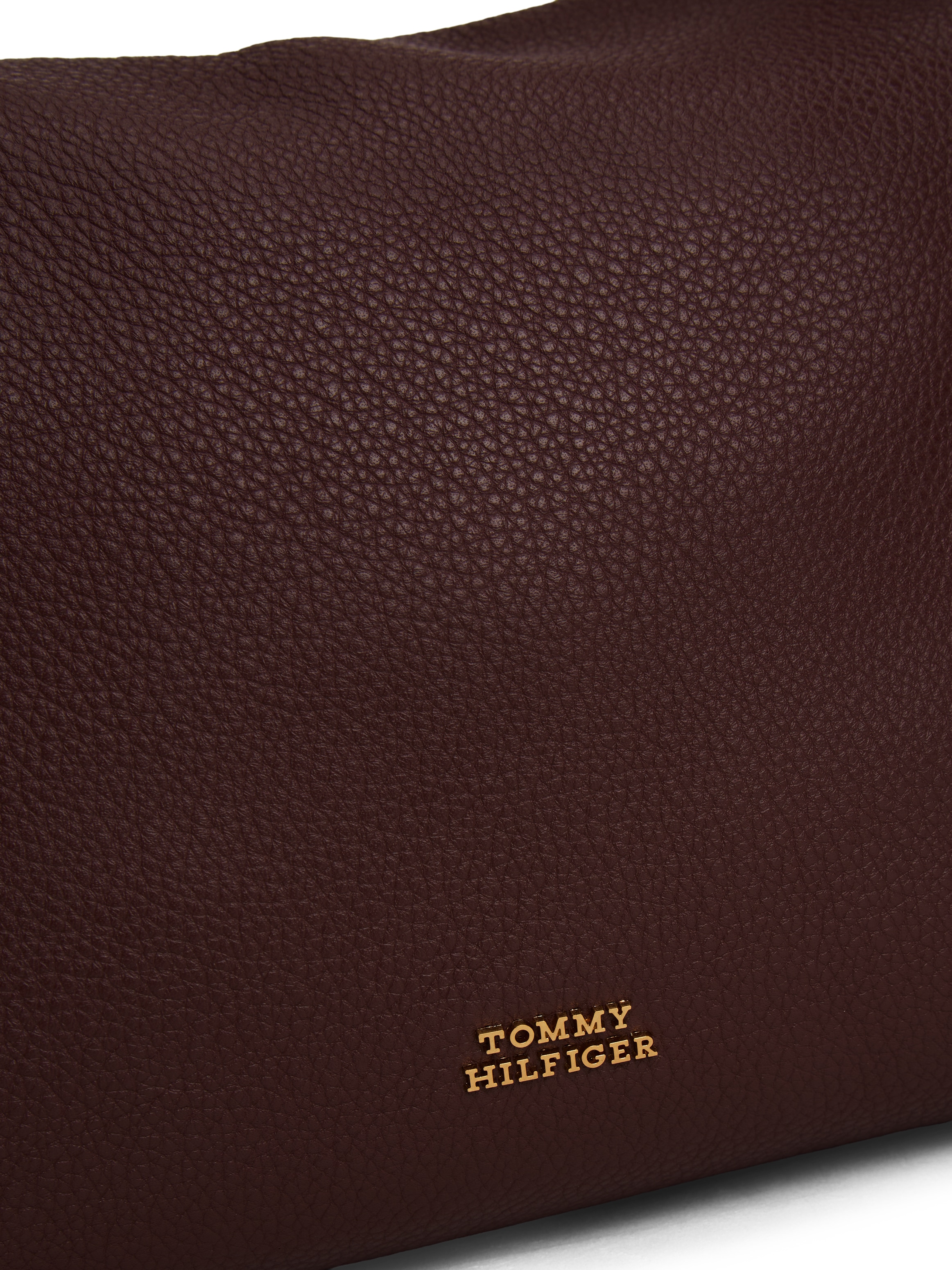 Tommy Hilfiger Hobo »CITY LEATHER SHOULDER BAG« , Damen Tragetasche, Schultertasche mit Logoschriftzug