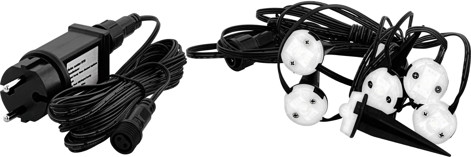 EGLO LED-Lichterkette »SPINETOLI 2«, 6 St.-flammig, Stehleuchte in transparent aus Kunststoff - 6X0,4W - Warmweiß