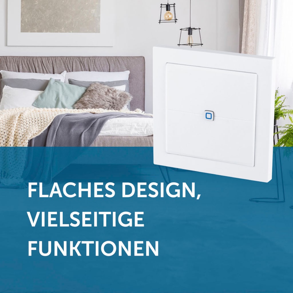 Homematic IP Smart-Home-Station »Wandtaster – flach (155342A0)«