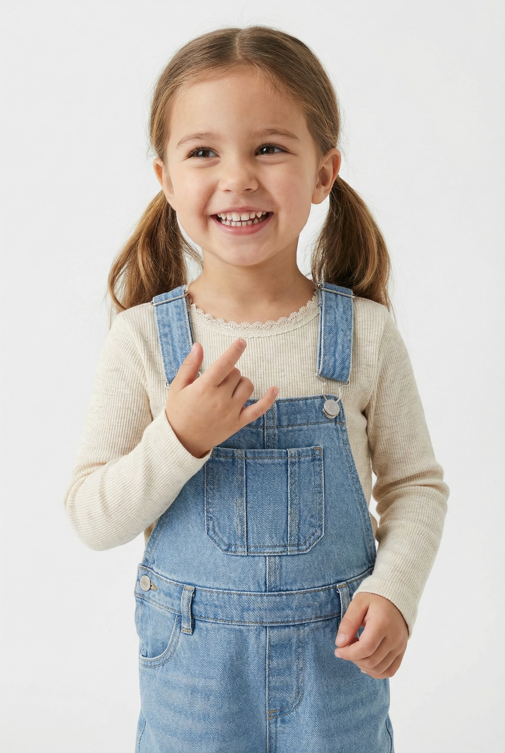 Name It Langarmshirt »NMFKAB LS TOP NOOS« in Feinripp und mit süßer Spitzenkante am Ausschnitt