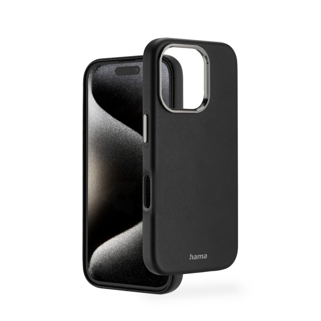 Smartphone-Hülle »Handyhülle "Eco Premium" für Apple iPhone 16 Pro, Schwarz«, iPhone...