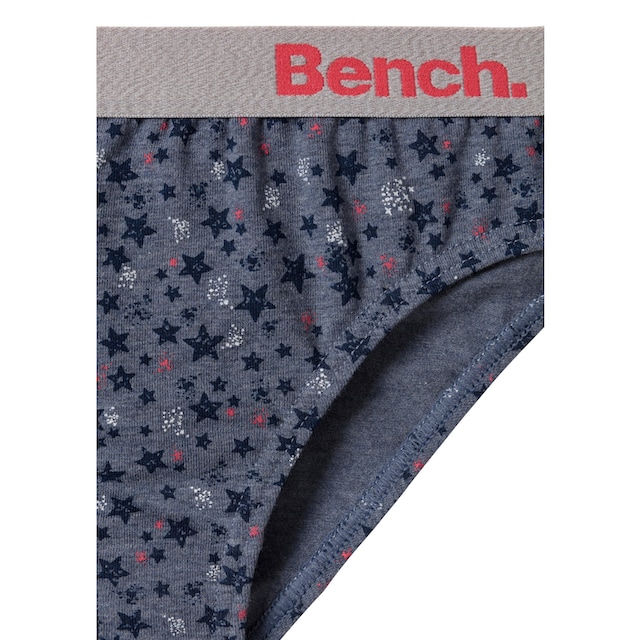 Bench. Slip, (Packung, 3 St.), mit Sternen Print und unifarben bei ♕