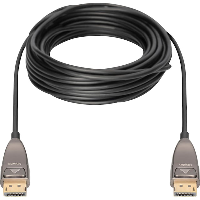 Digitus SAT-Kabel »DisplayPort™ AOC Hybrid Glasfaserkabel, UHD 8K«,  DisplayPort, 1500 cm ➥ 3 Jahre XXL Garantie | UNIVERSAL