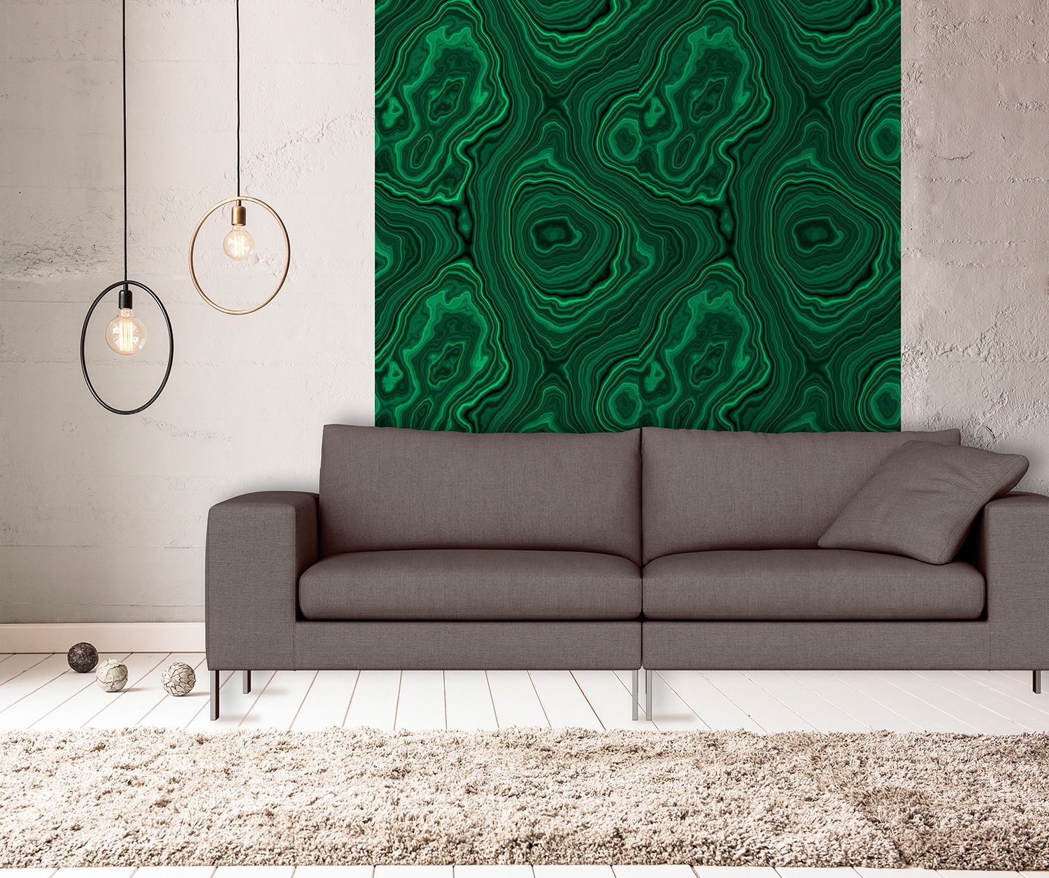 queence Vinyltapete »Tina«, gemustert-Farbverlauf-bedruckt-abstrakt, 90x250cm, selbstklebend, kinderleichte Anbringung, Sticker