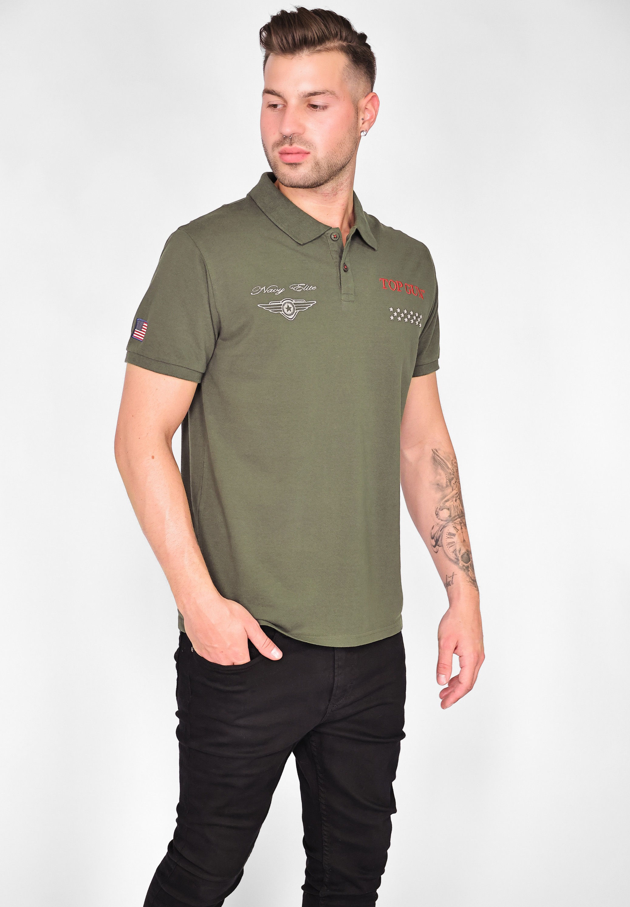 TOP GUN Poloshirt »Polo Shirt TG20213004«