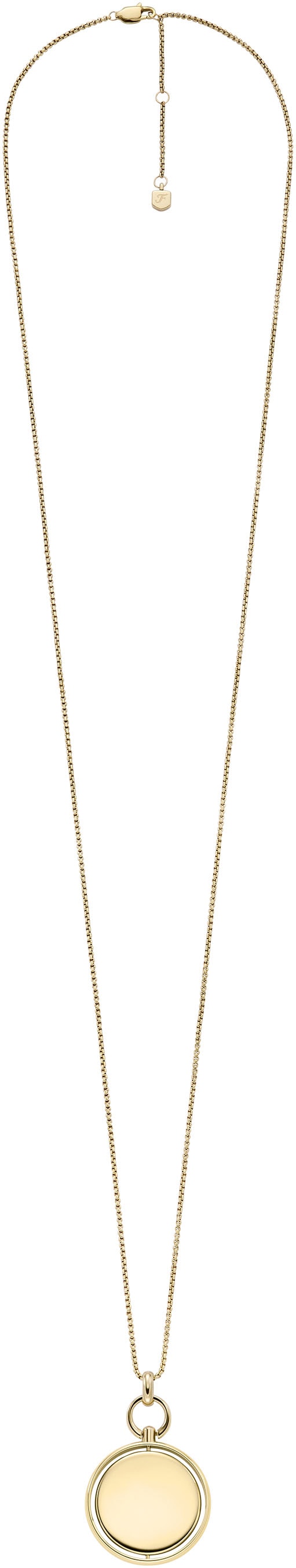 Fossil Kette mit Anhänger »Schmuck Geschenk Edelstahl Halskette Heritage Legacy Charm, JF04779710«