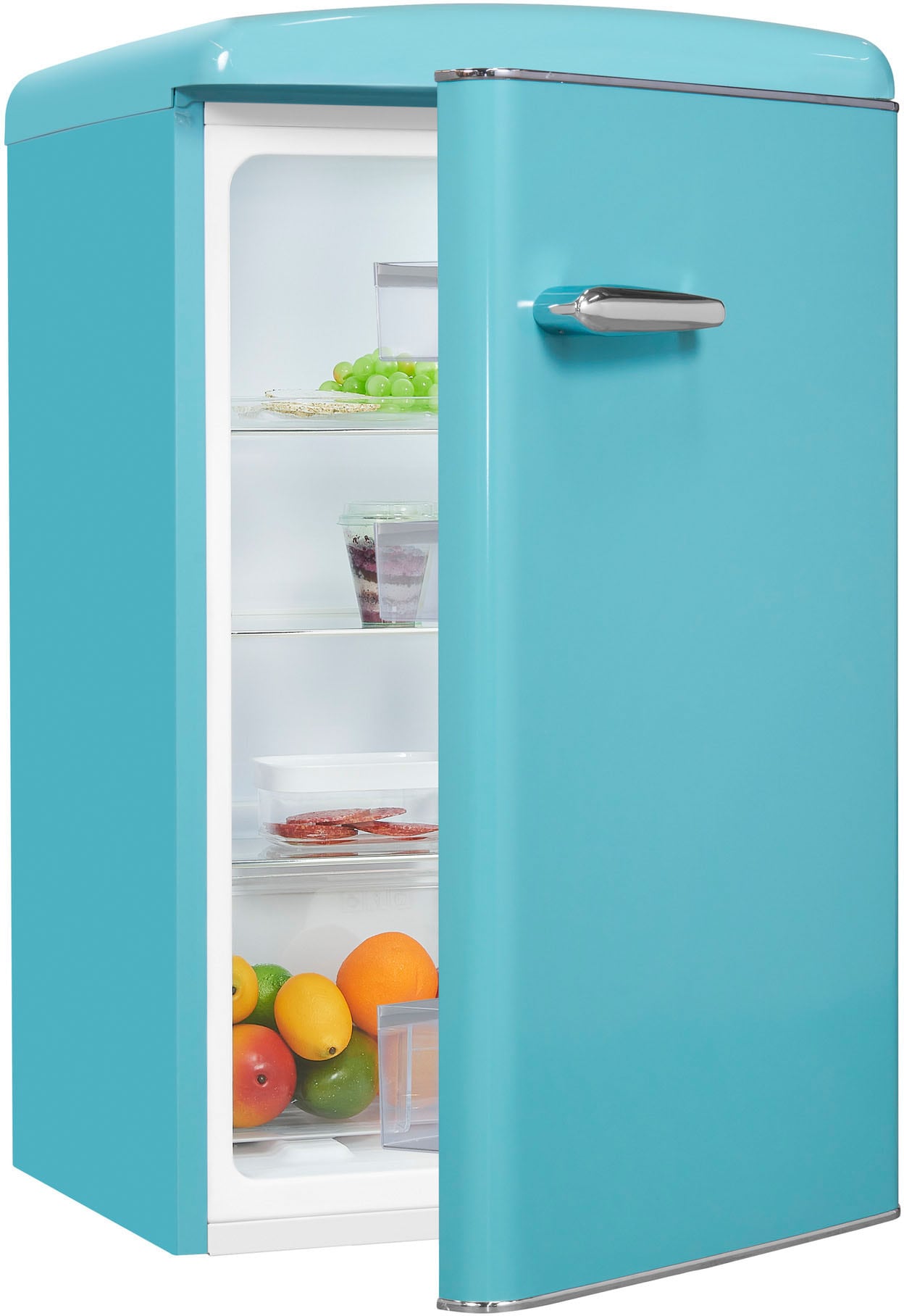 exquisit Kühlschrank »RKS120-V-H-160F«, RKS120-V-H-160F UNIVERSAL 89,5 online hoch, breit bei cm 55 taubenblau, cm