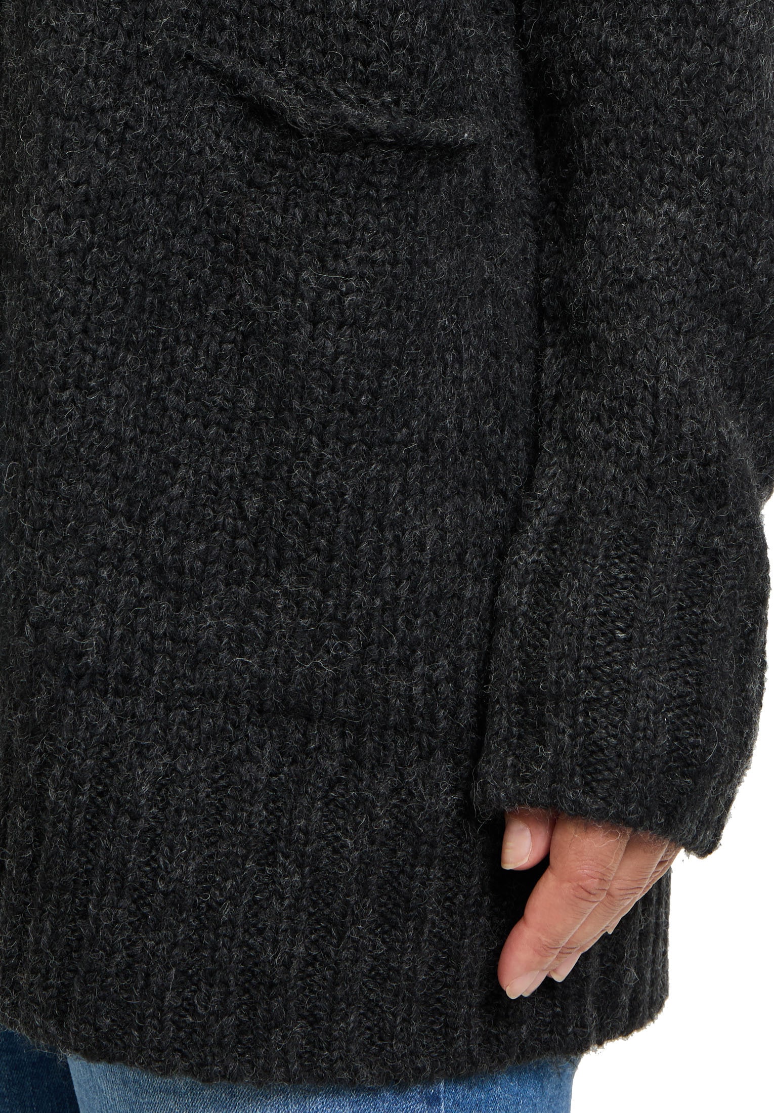 Cartoon Strickjacke »Basic-Strickjacke mit Taschen«