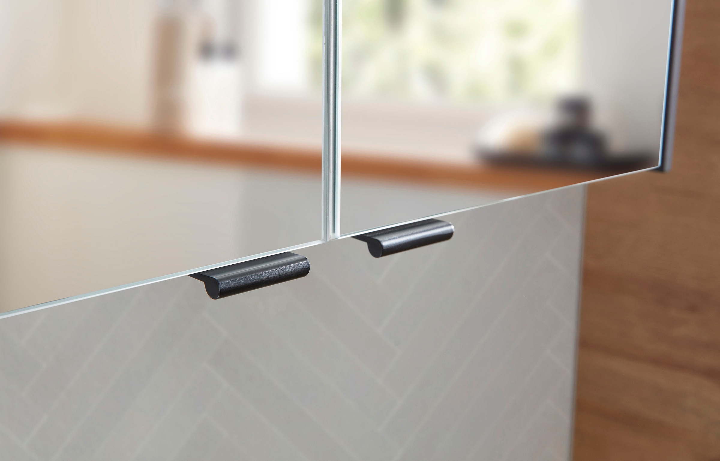 Saphir Badmöbel-Set »Quickset 395 5-teilig, Waschbeckenunterschrank mit LED-Spiegelschrank« 6 Stk. tlg.