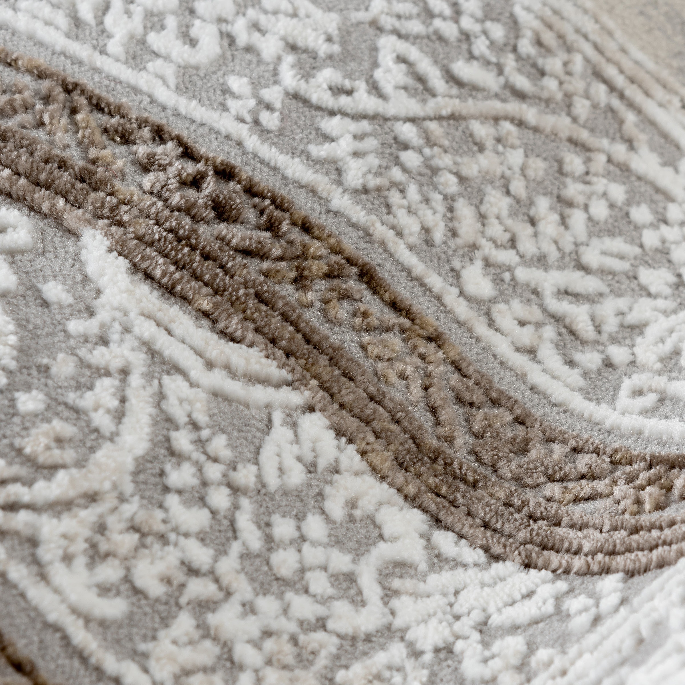 Sehrazat Teppich »Glory 270«, rechteckig, 10 mm Höhe, Hoch-Tief-Struktur, Kurzflorteppich, Wohnzimmer