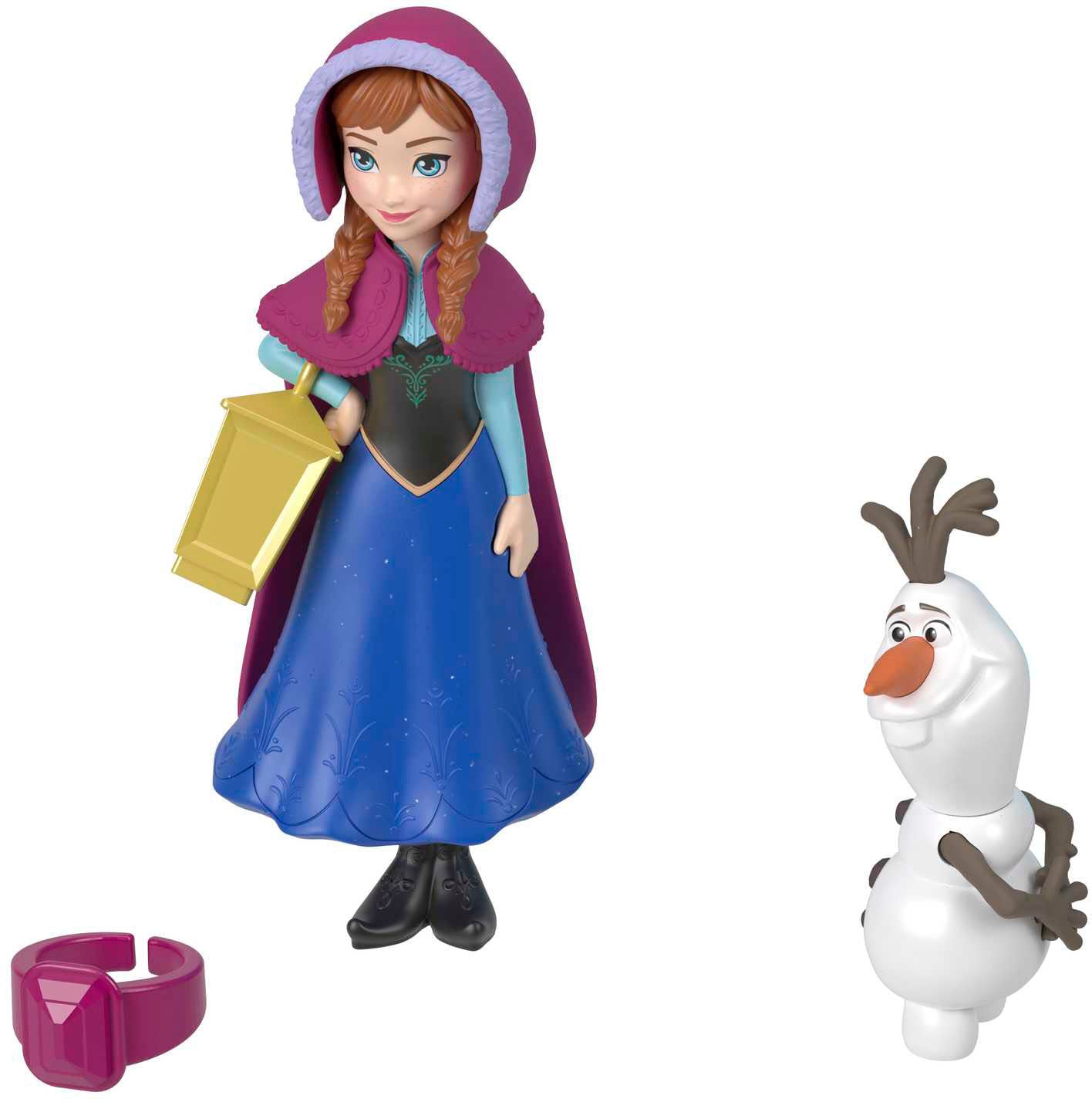 Mattel® Minipuppe »Disney Die Eiskönigin, Snow Color Reveal mit Überraschungen«, (Set), kleine Puppen