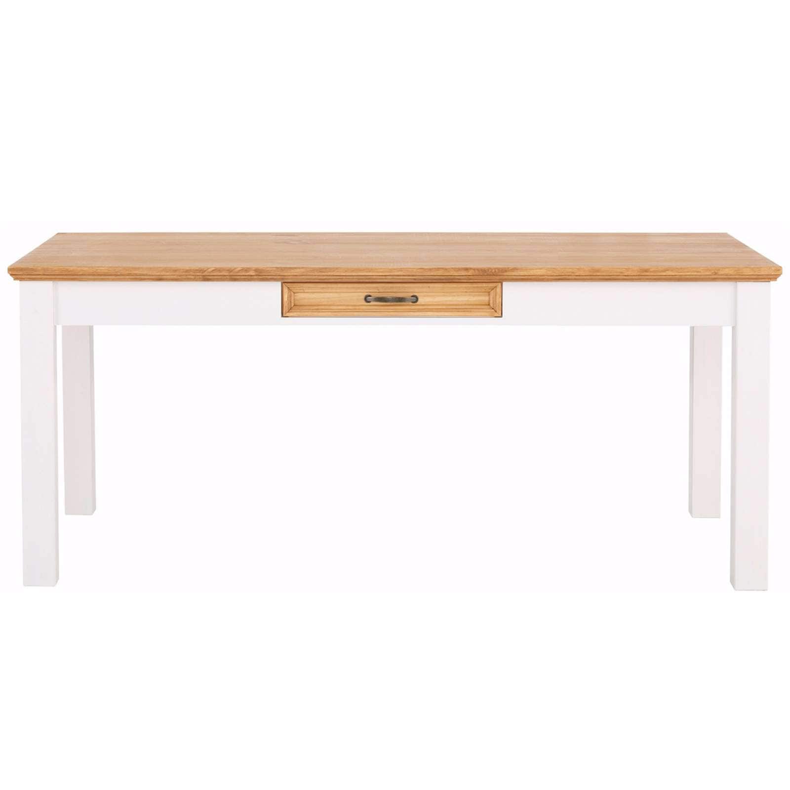 Home affaire Esstisch »Selma«, mit Schublade, aus massivem Kiefernholz, Breite 180 cm