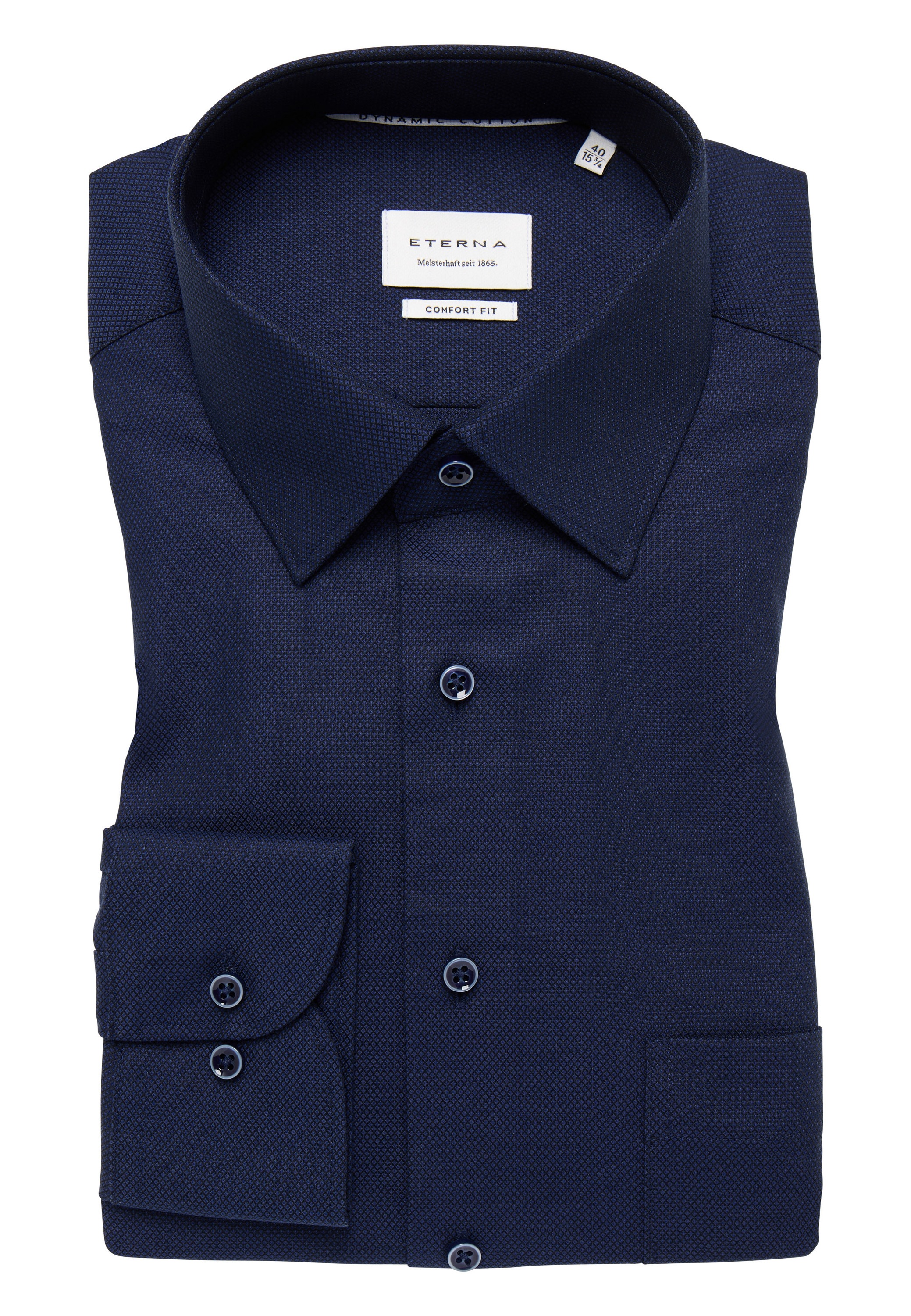 Eterna Langarmhemd »COMFORT FIT«, NON IRON (bügelfrei)