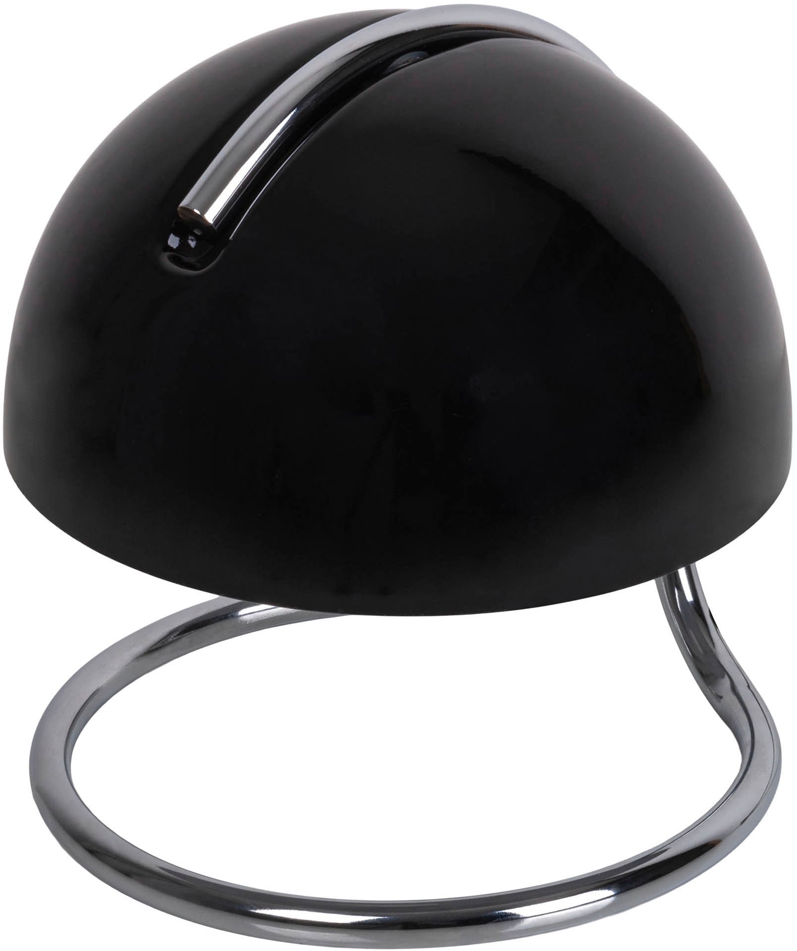 näve Tischleuchte »Burano« E27 1 Stk. halbkugelförmiger Glasschirm, 1x E27, Zuleitung schwarz 150cm