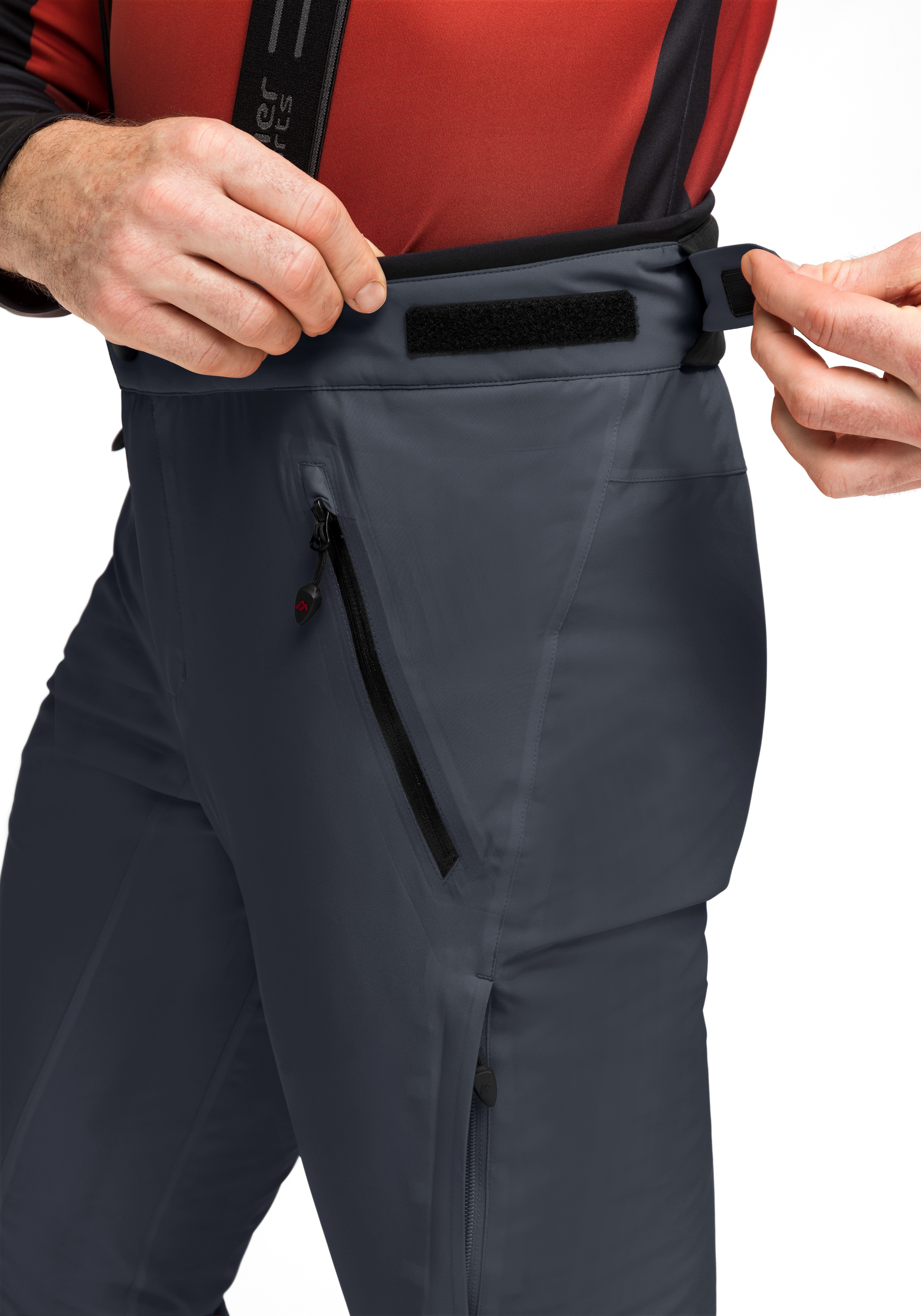 Maier Sports Skihose »Copper slim«, Herren Schneehose mit Hosenträgern, wind/wasserdicht, Slim Fit