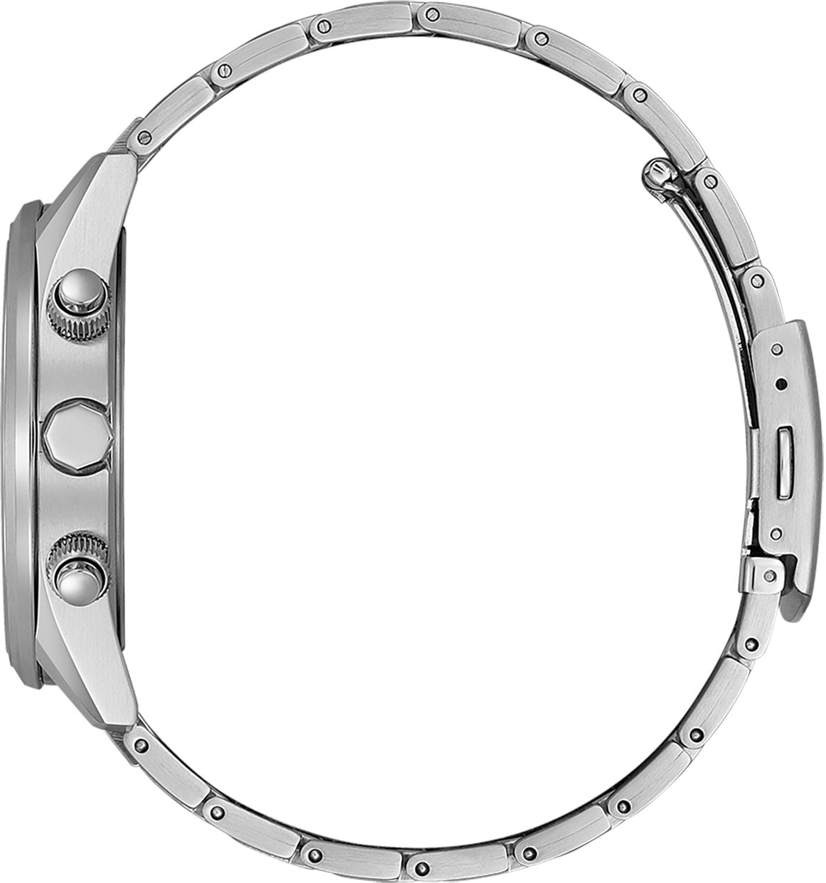 Citizen Funk-Multifunktionsuhr, Armbanduhr, Herrenuhr, Solar, Edelstahlarmband, Saphirglas, Datum