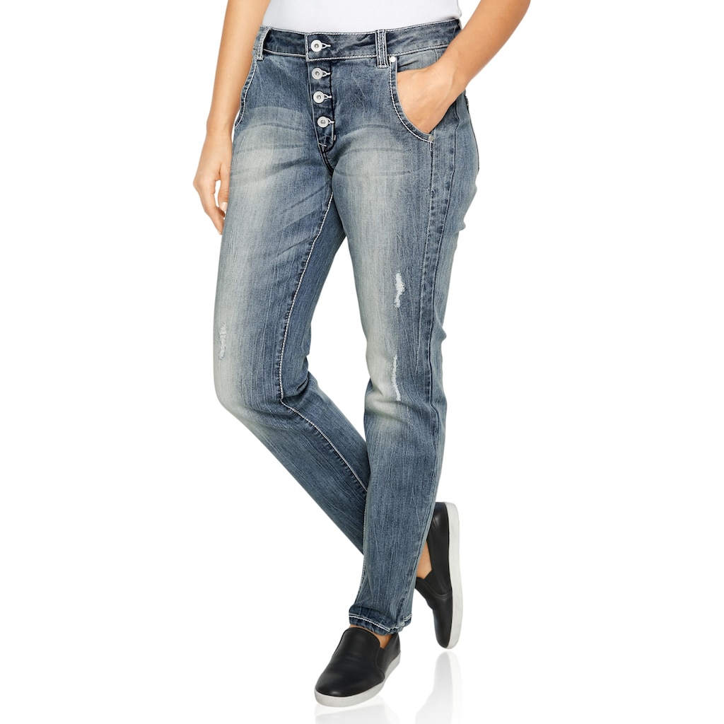 heine Boyfriend-Jeans, (1 tlg.)