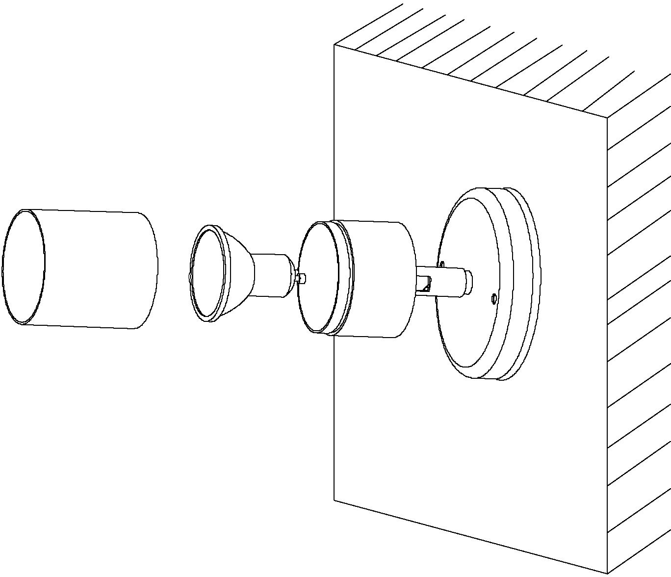 EGLO LED Außen-Wandleuchte »STOCKHOLM1 Spot, Wandspot, Außenleuchte, Eddelstahl, silber, IP44« GU10 1 Stk. Warmweiß Eckmontage möglich, GU10, Garten, Terrasse, Hauswand, Garage, 10cm