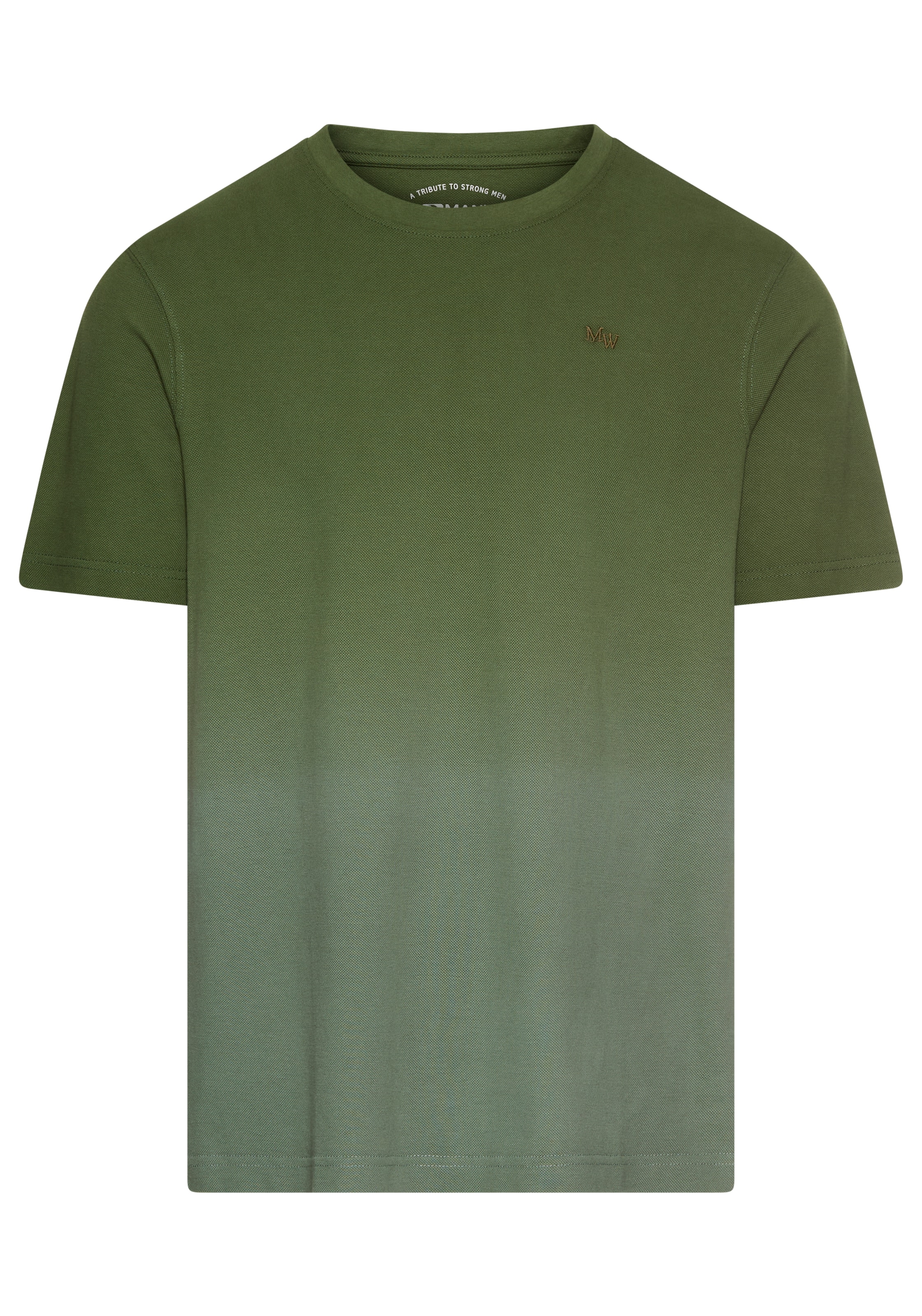 Man's World T-Shirt Kurzarm,  Regular Fit,  unifarben,  Rundhalsausschnitt