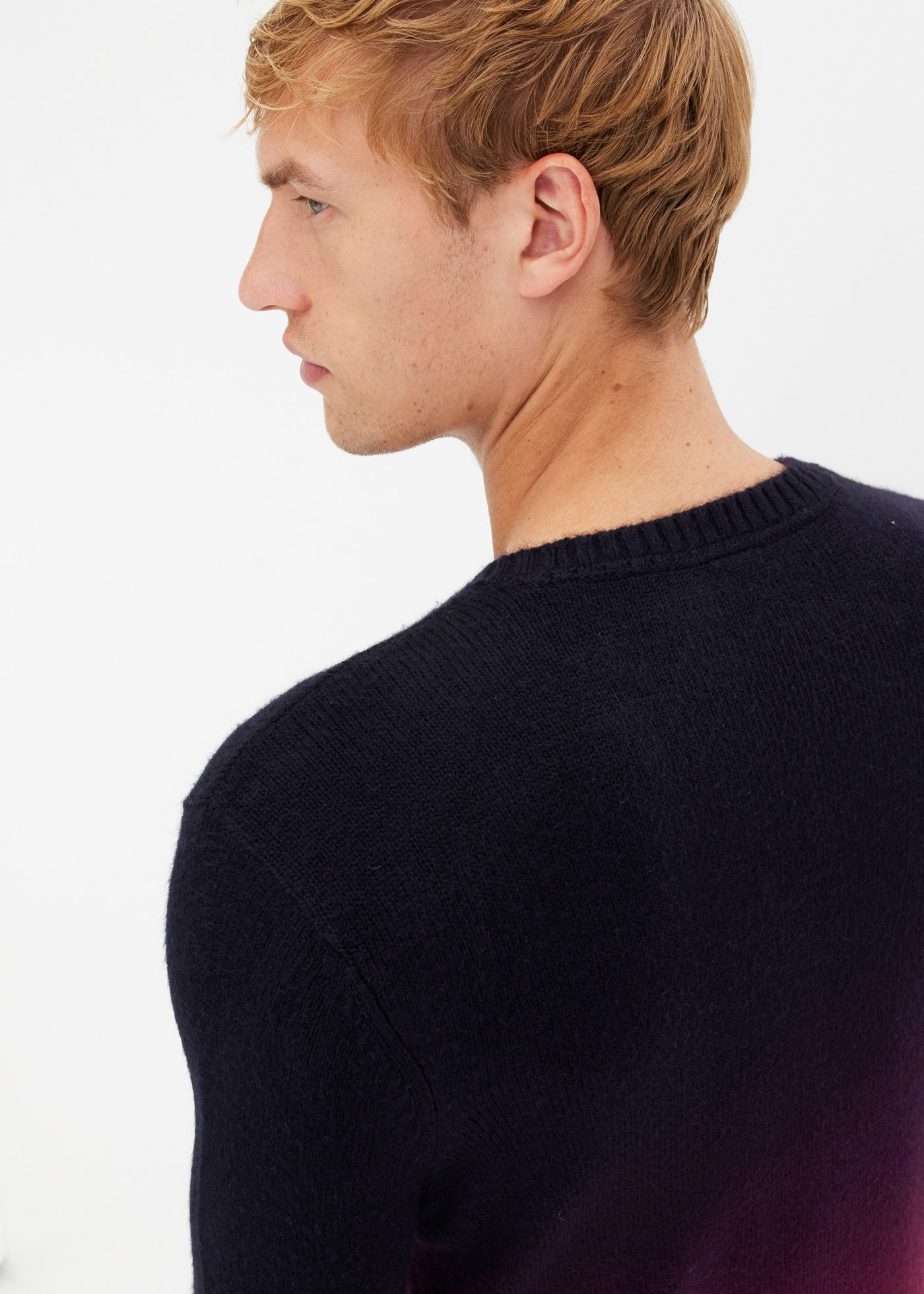 bonprix Strickpullover aus Polyacryl, Regular Fit, normale Länge, mehrfarbiger Farbverlauf