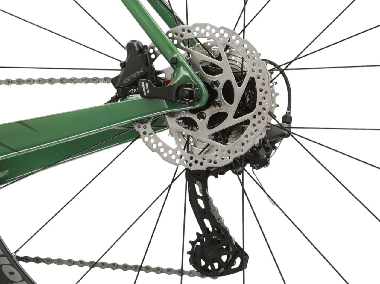 Kross Gravelbike »KROSS Gravelbike Esker 8.0 28" grün«, 22 Gang, Shimano, GRX RX810 Schaltwerk, Kettenschaltung