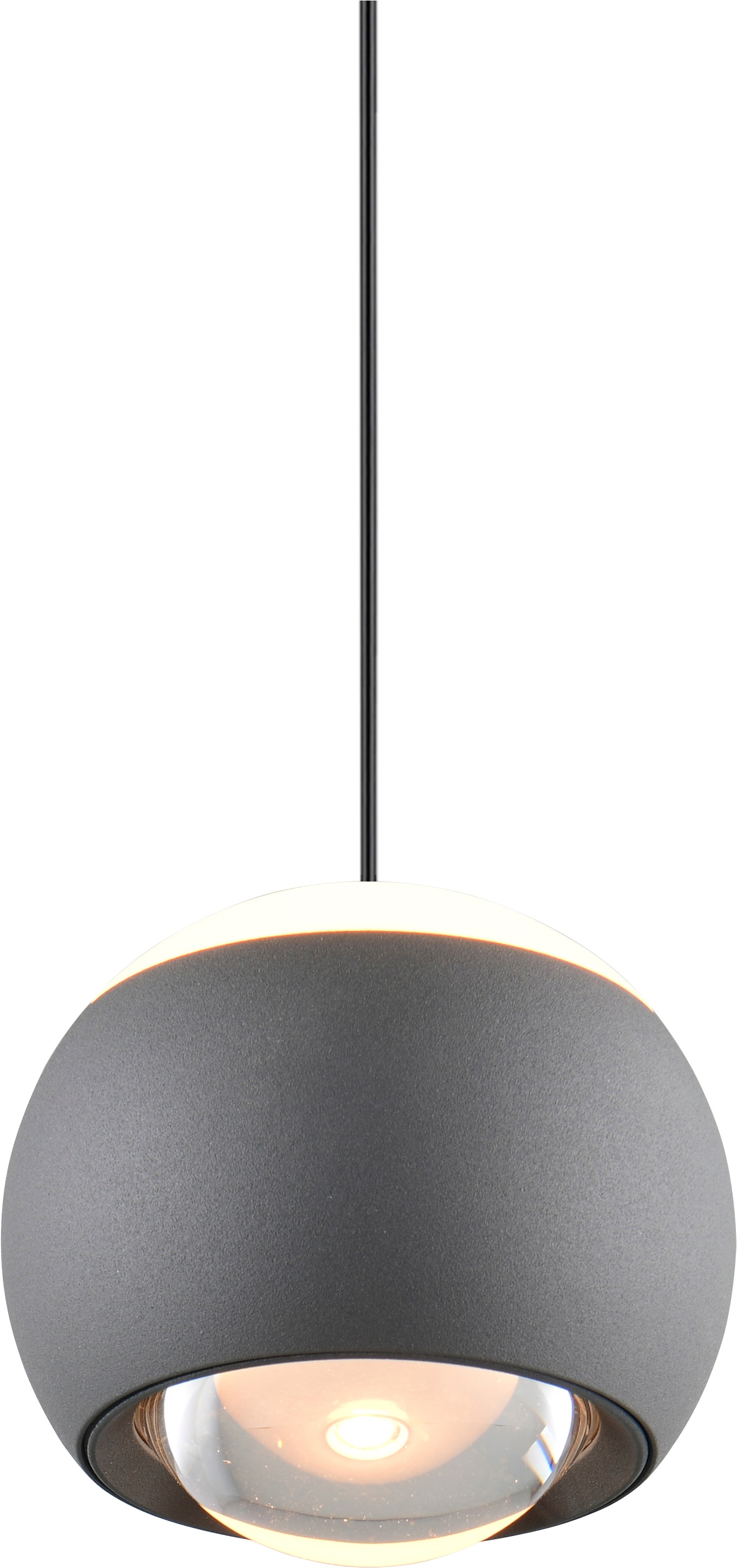 Musterring LED Pendelleuchte »CANNON, 1-flammige LED Hängelampe 5W 500Lumen 2300-4000K CCT« LED-Board 1 Stk. Farbwechsler | warmweiß - kaltweiß mit Fernbedienung, stufenlos höhenverstellbar max 195cm dimmbar Memory