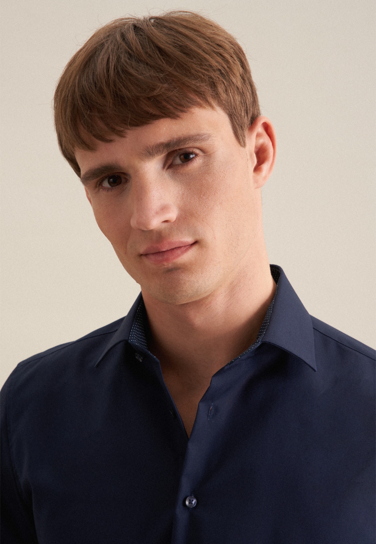 seidensticker Businesshemd »Schwarze Rose« Slim 1/1 Kentkragen Uni