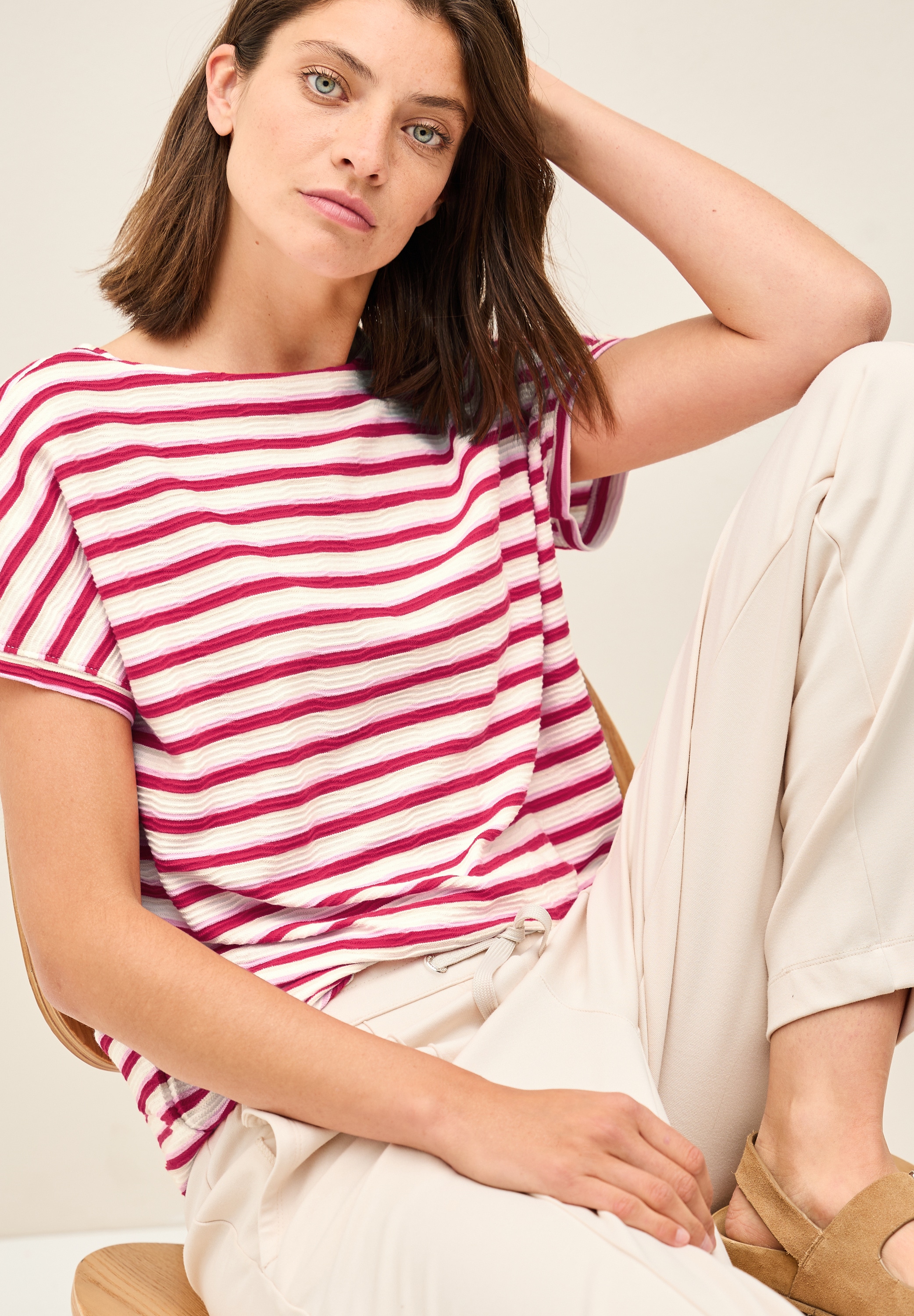 Cecil T-Shirt, mit Streifen Muster