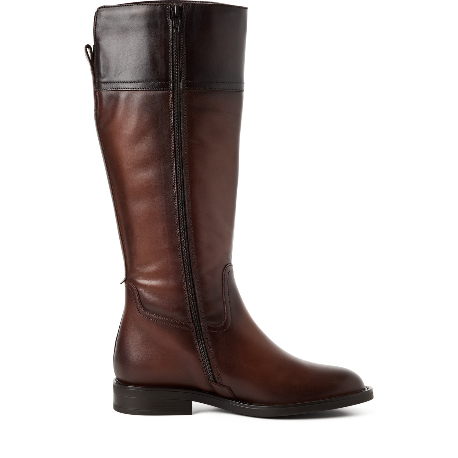 Tamaris Stiefel  Blockabsatz, Langschaftstiefel mit T-Logoprägung an der Ferse